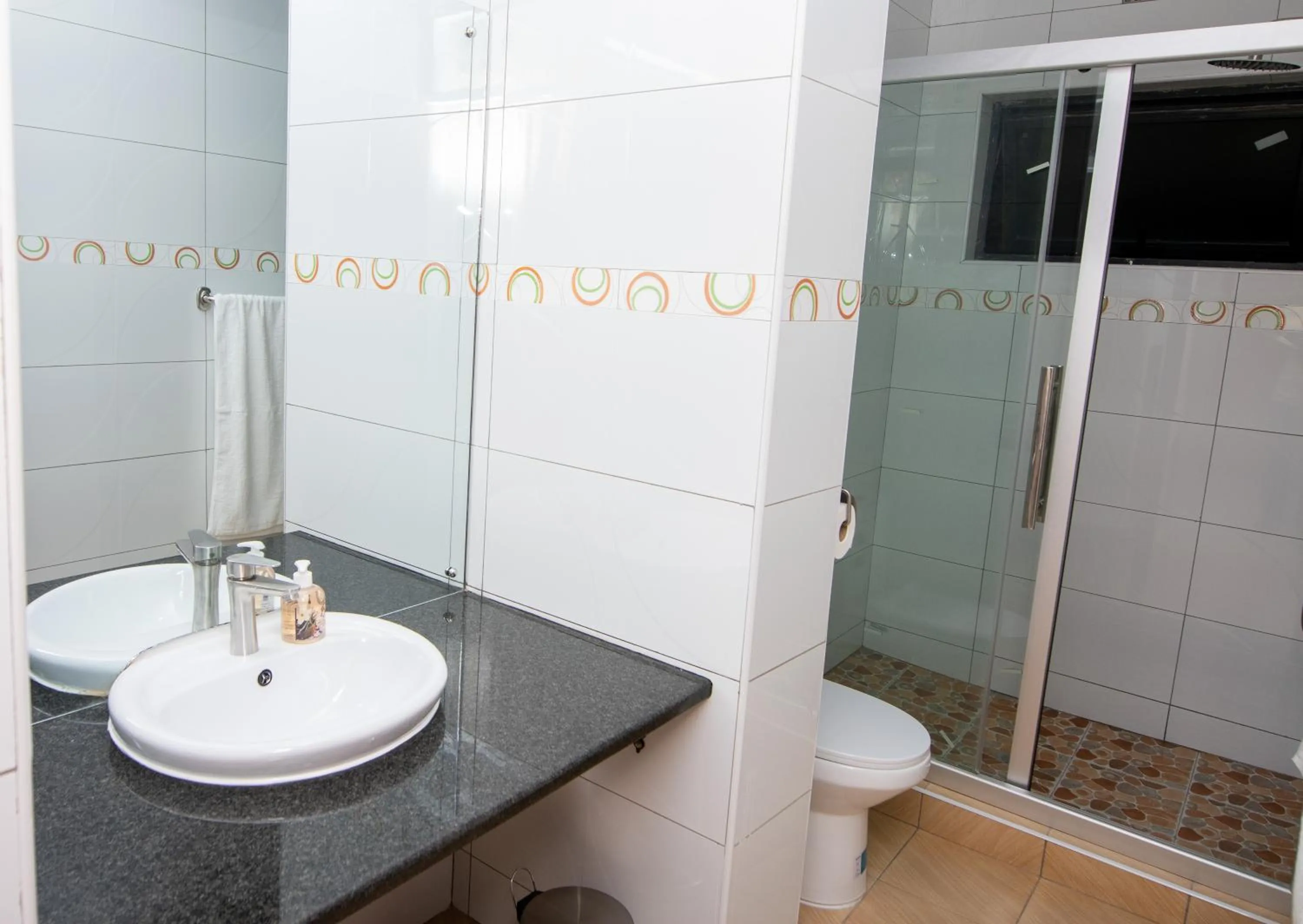 Shower in Travelodge