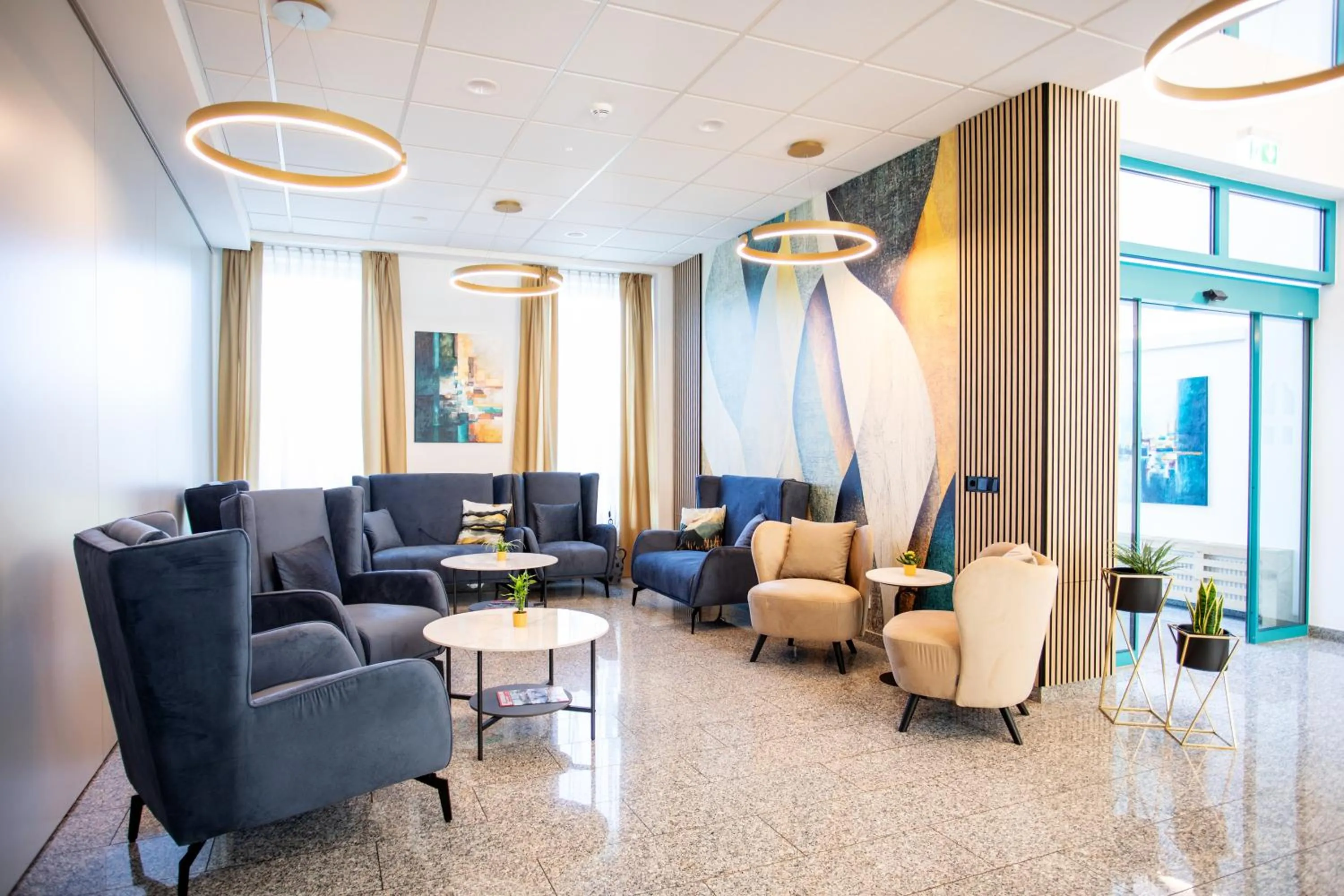 Lobby or reception in Hotel Bessunger Forst