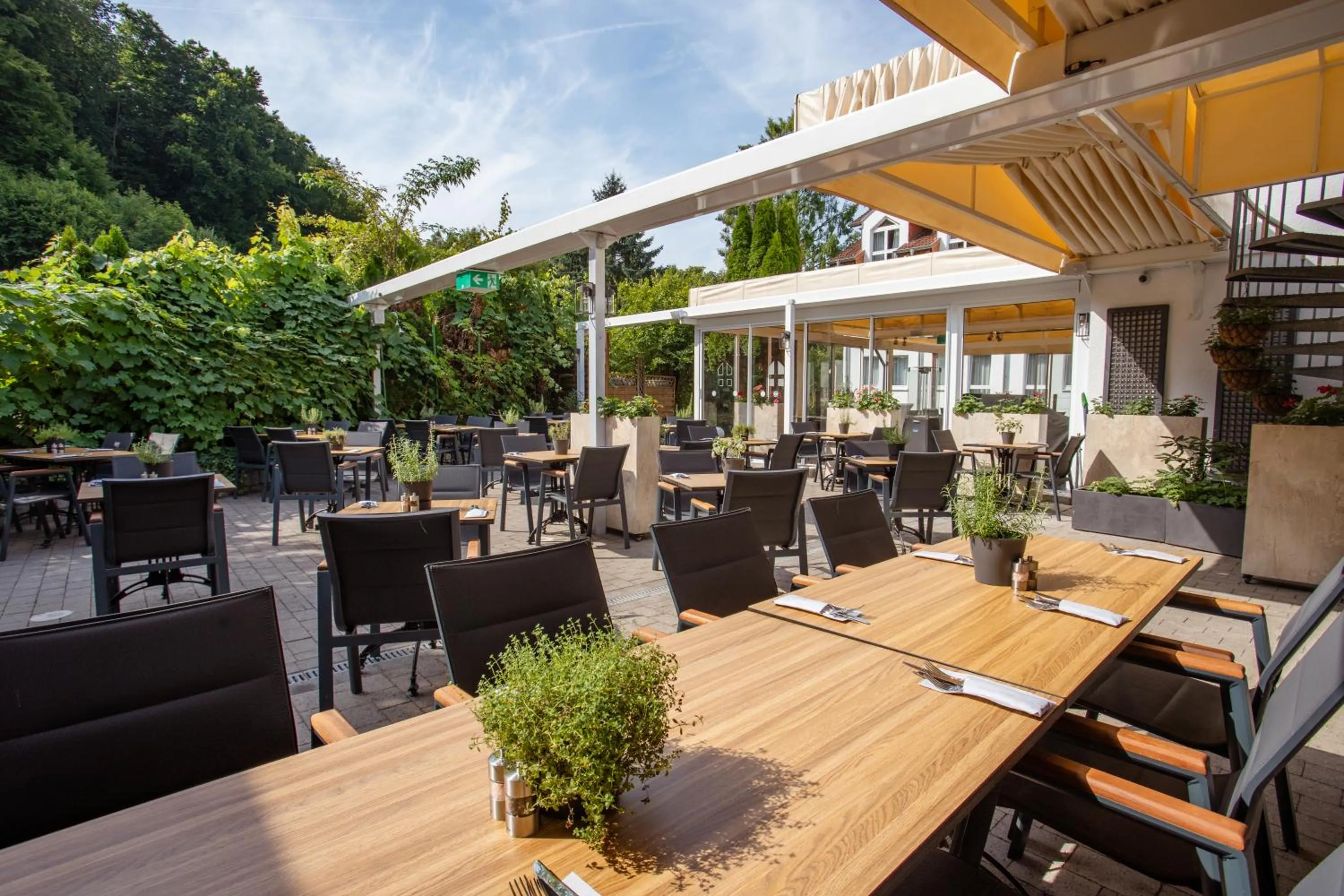 Patio in Hotel Bessunger Forst