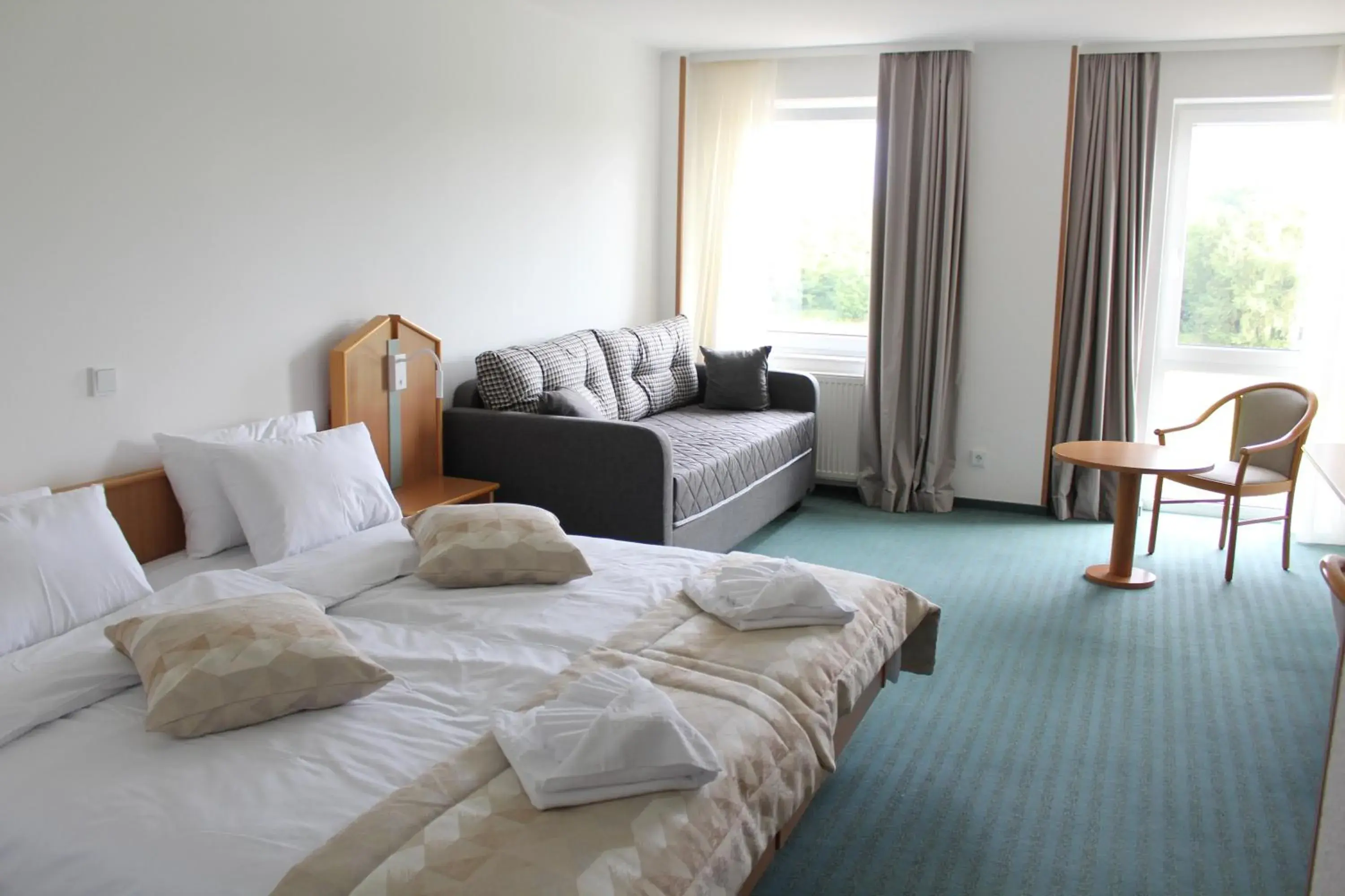 Photo of the whole room, Bed in Hotel Bessunger Forst Photo of the whole room, Bed in Hotel Bessunger Forst