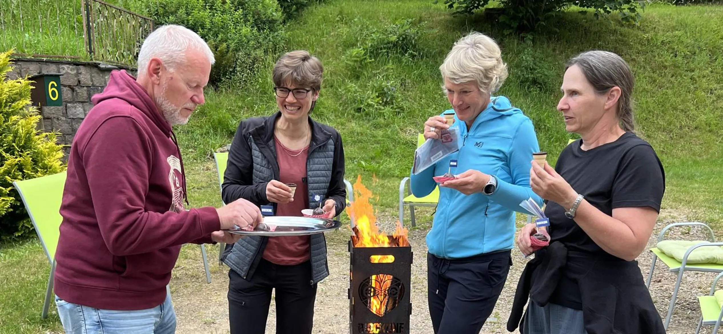 group of guests in Berghotel Talblick