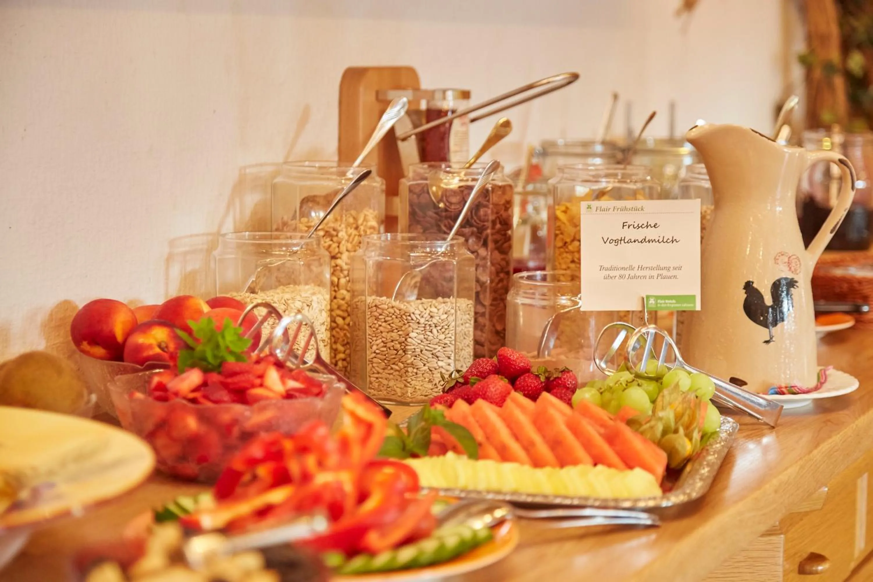 Continental breakfast in Berghotel Talblick