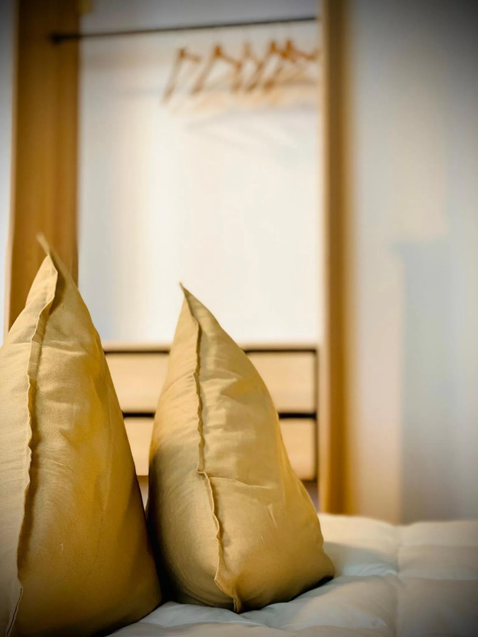 Decorative detail, Bed in Crops City Stay