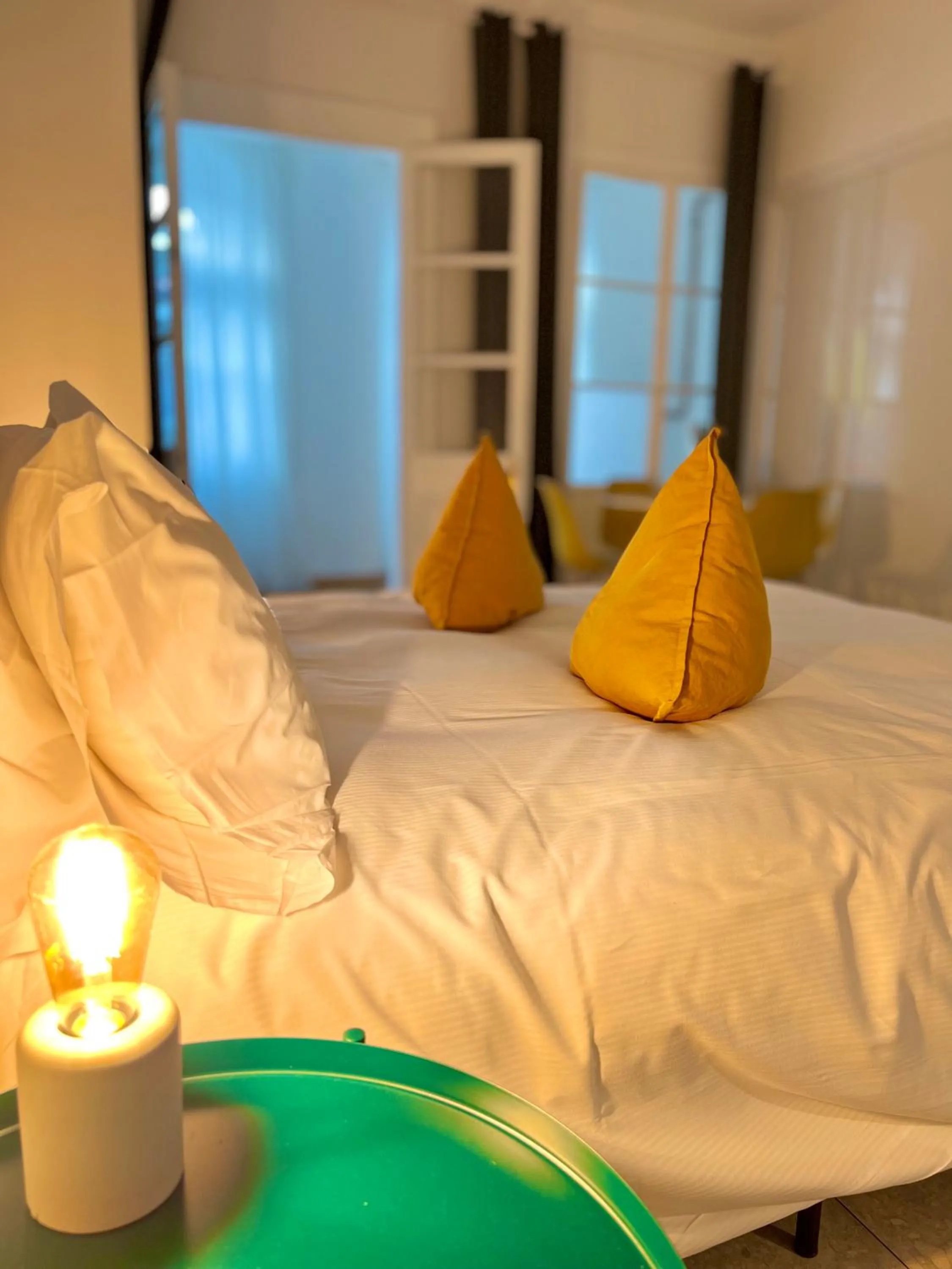 Bed in Crops City Stay