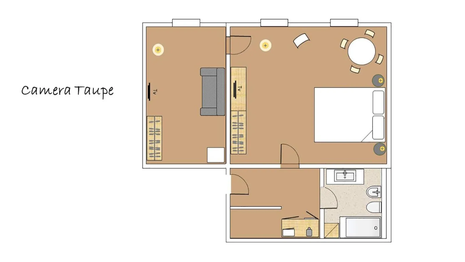 Floor plan in Crops City Stay