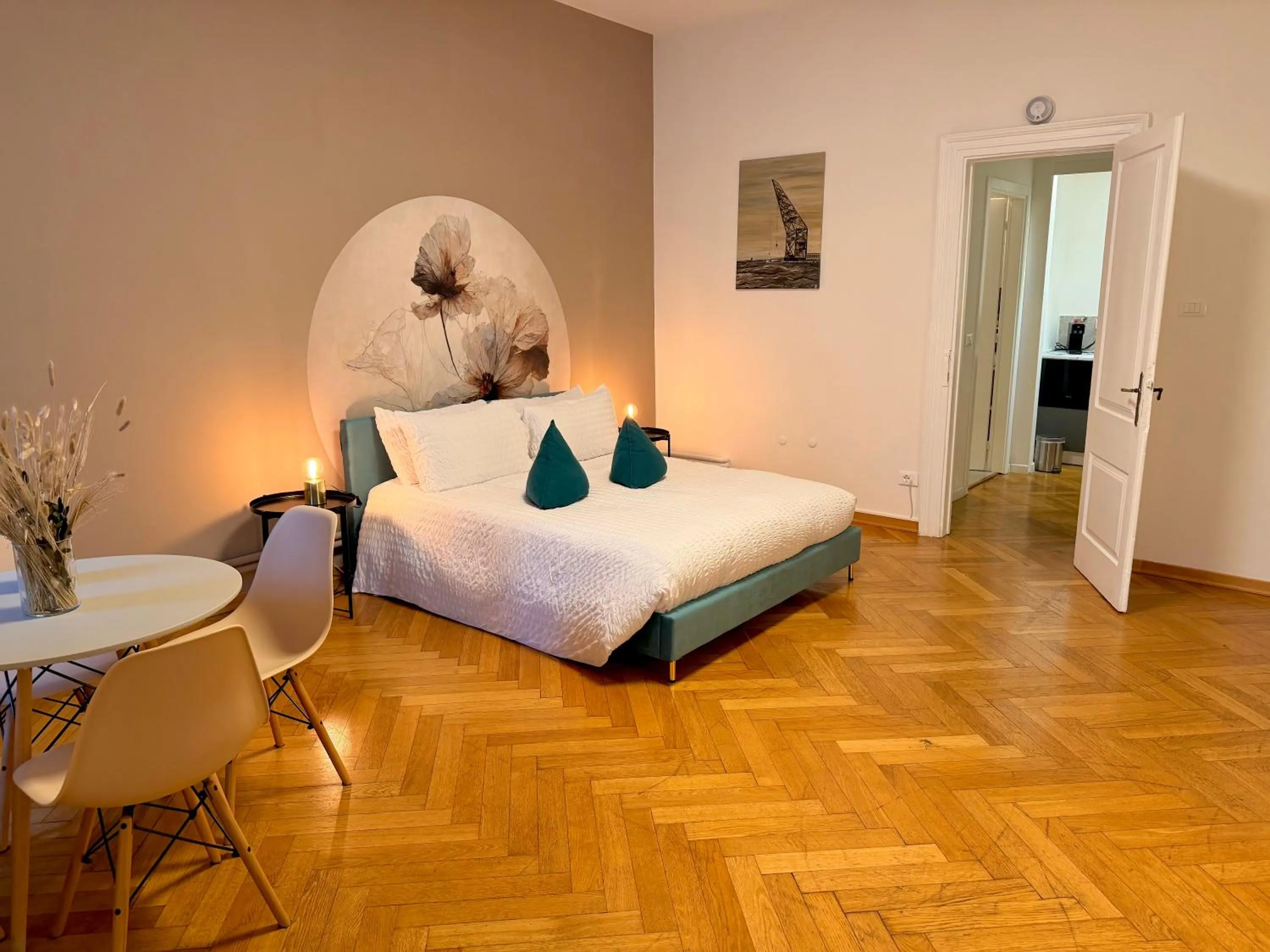 Bed in Crops City Stay