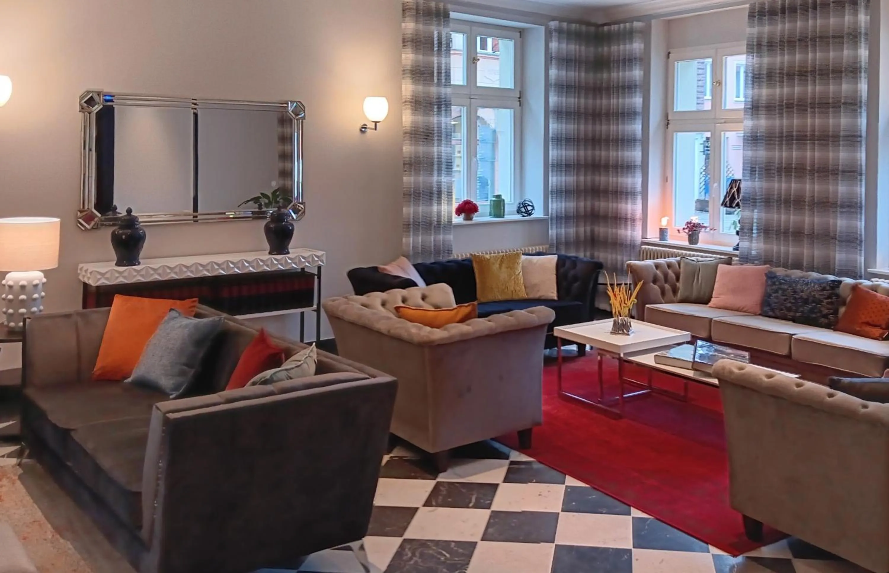 Lobby or reception in SORAT Hotel Cottbus