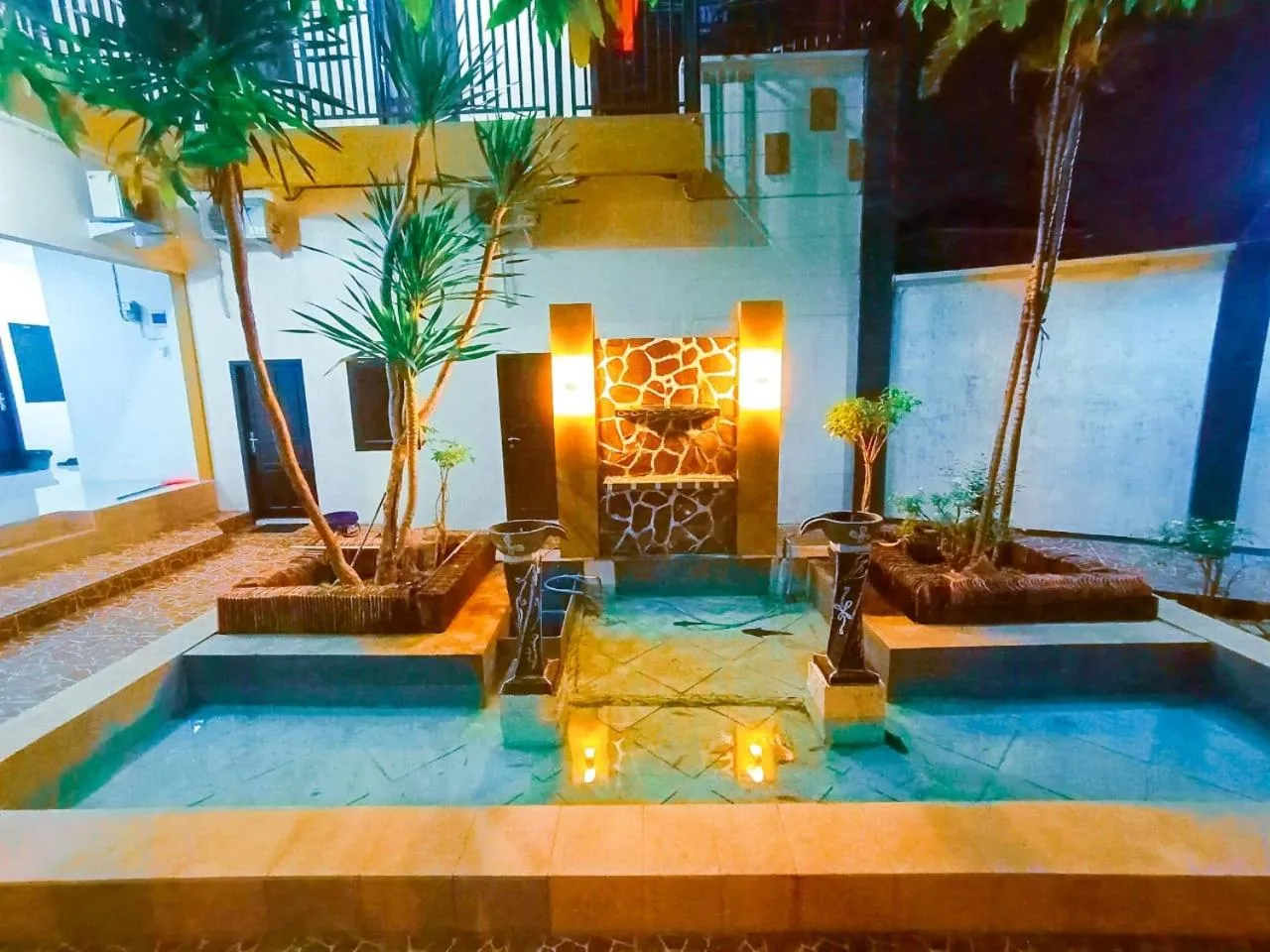 Pool view in Villetta House Syariah