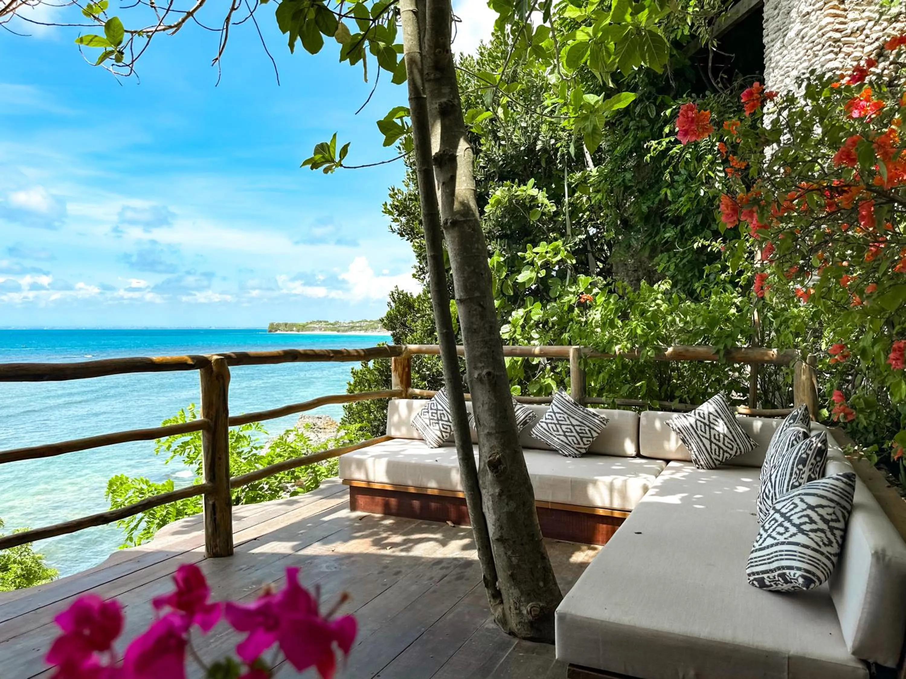 Seating area in The Korowai