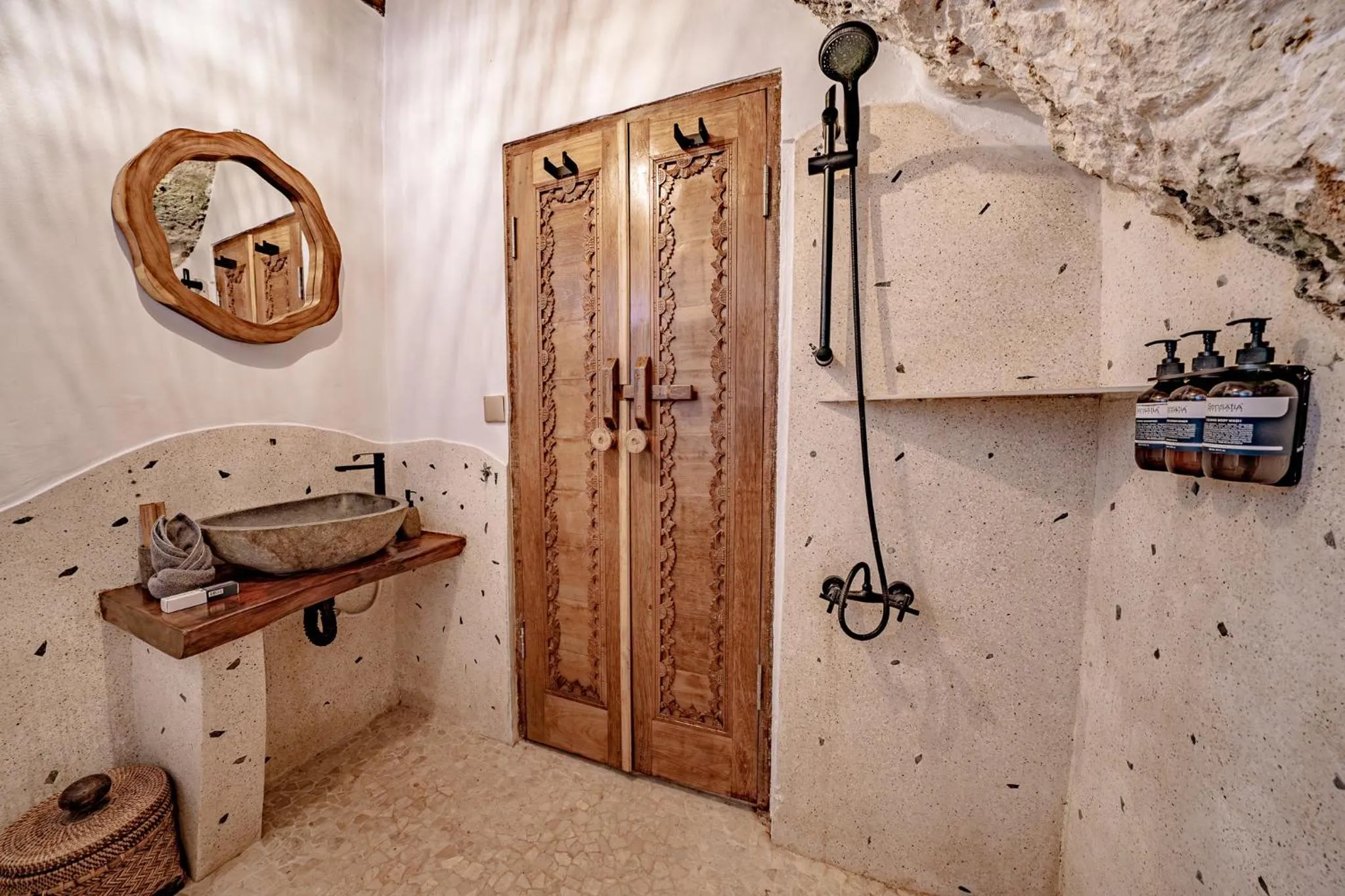 Shower in The Korowai