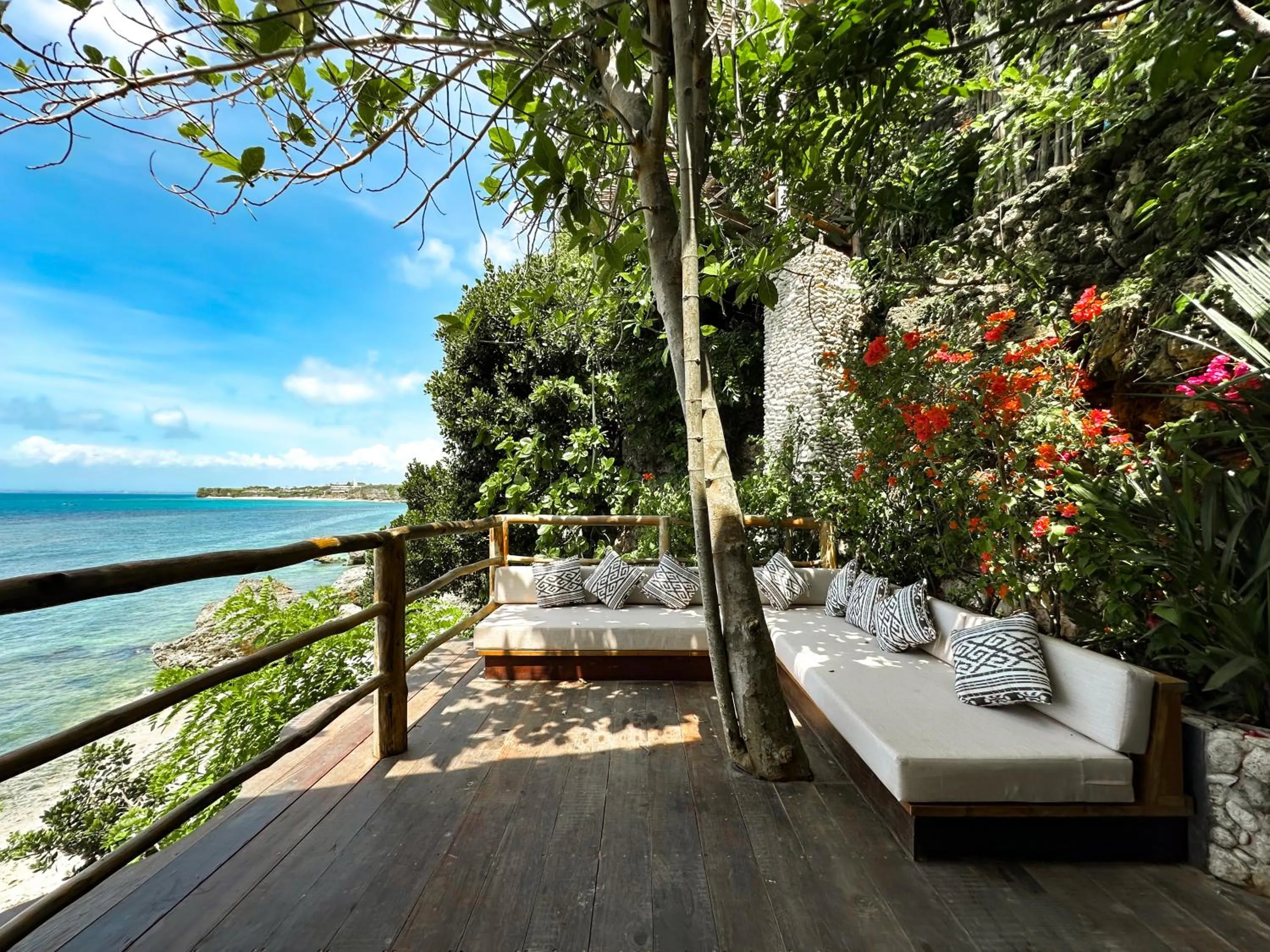 Seating area in The Korowai