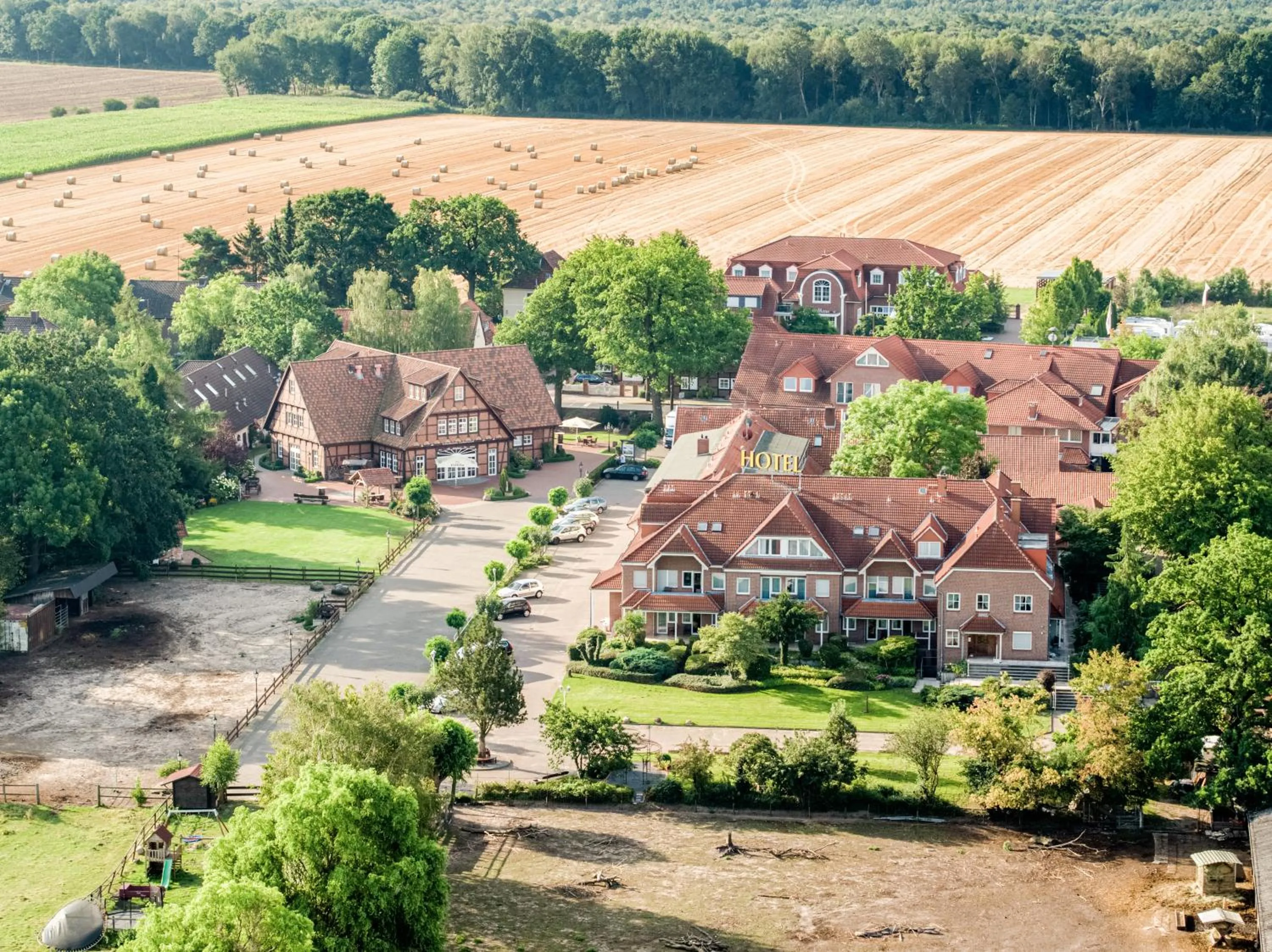 Bird's eye view in Hotel Hennies