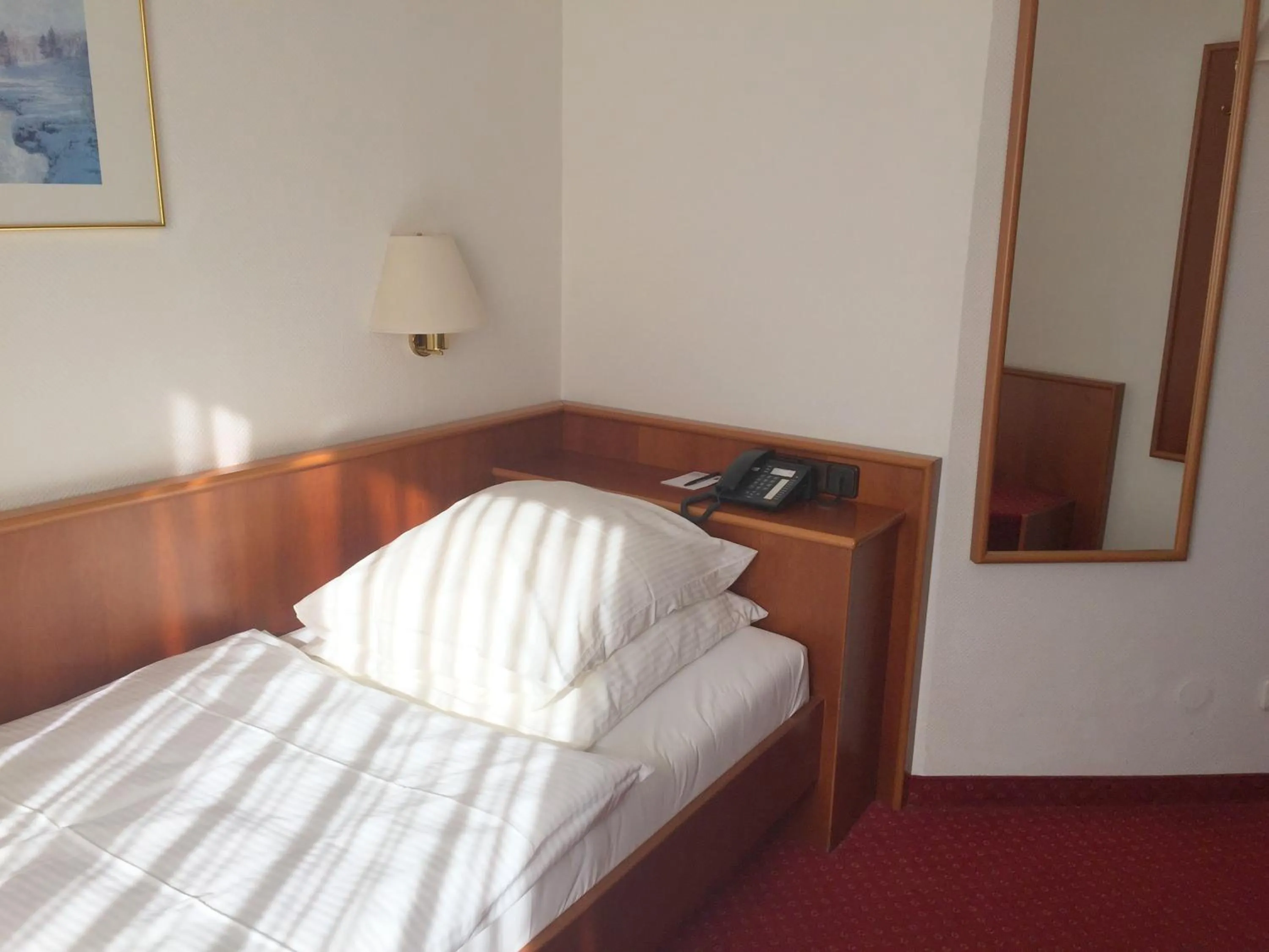 Bed in Hotel Bismarck