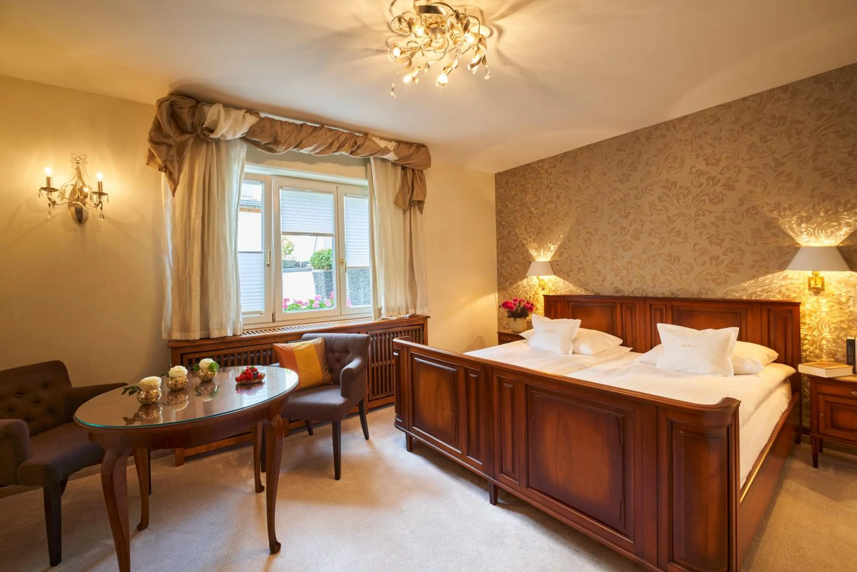 Decorative detail, Bed in Boutiquehotel Oberkirch im Zentrum