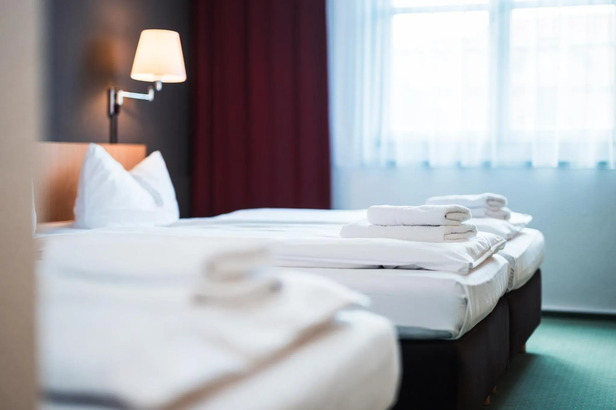 Bed in martas Hotel Lutherstadt Wittenberg