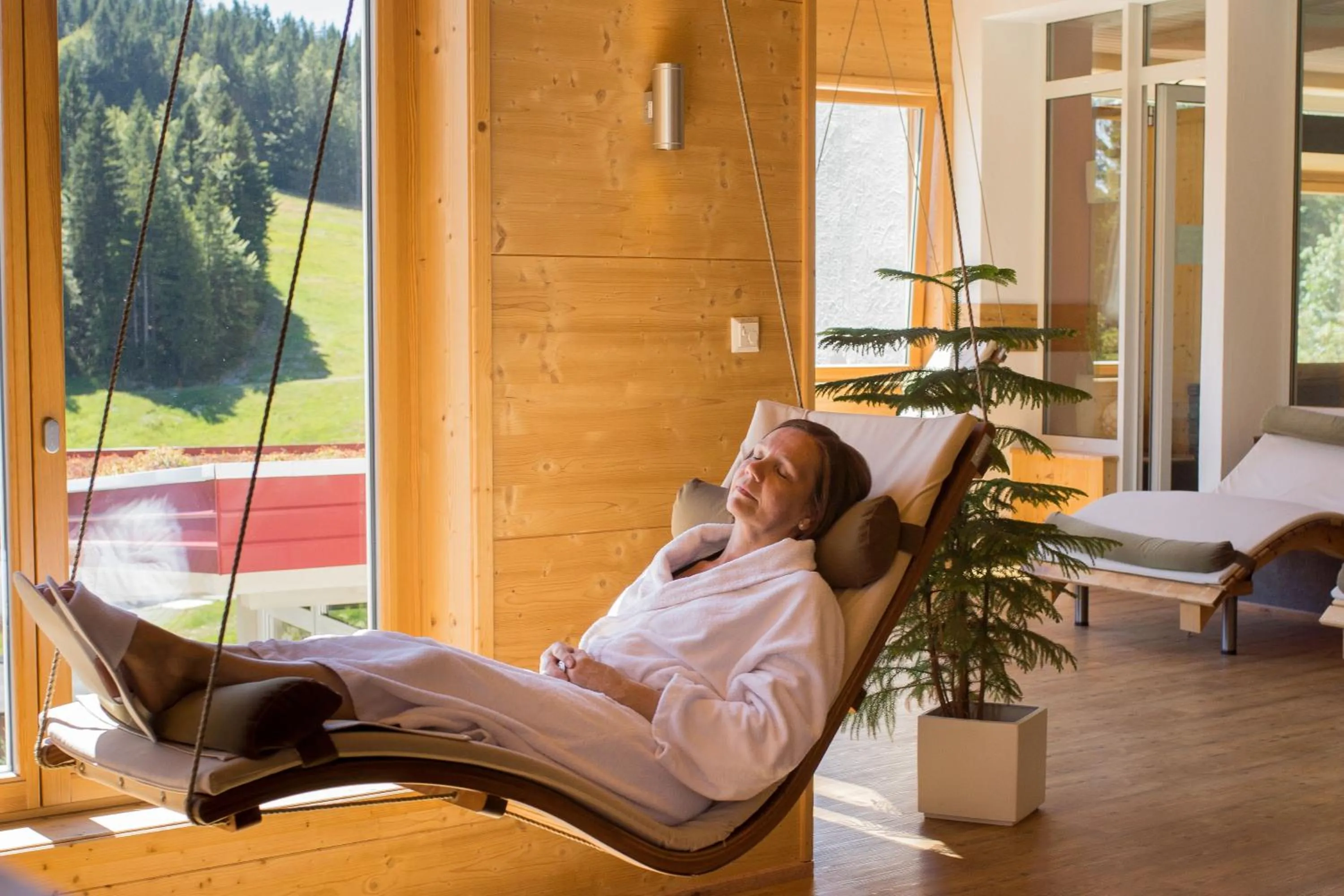 Spa and wellness centre/facilities in Das Waldhotel - Genuss & Wellness am Notschreipass
