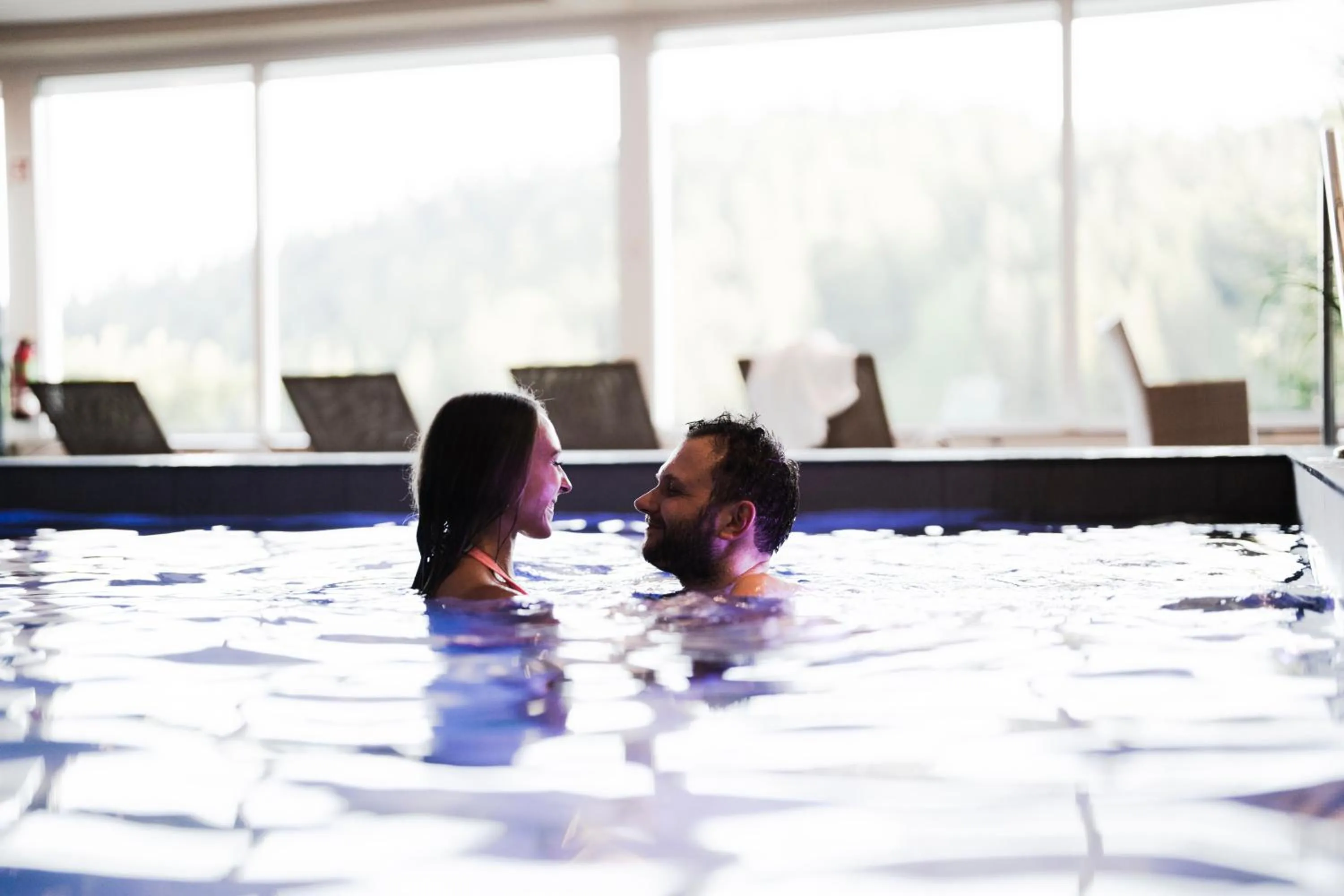 Swimming pool in Das Waldhotel - Genuss & Wellness am Notschreipass