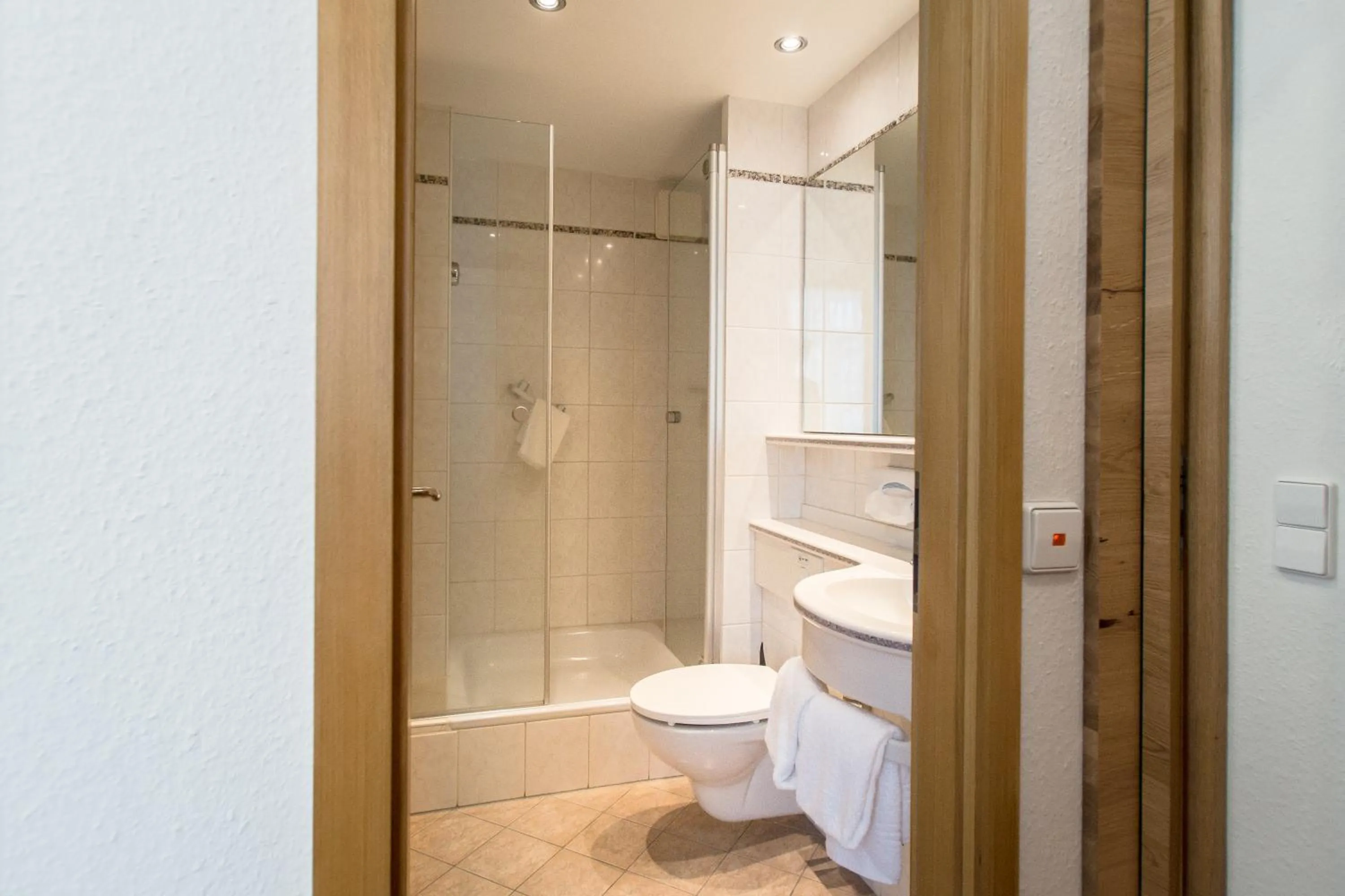 Bathroom in Das Waldhotel - Genuss & Wellness am Notschreipass