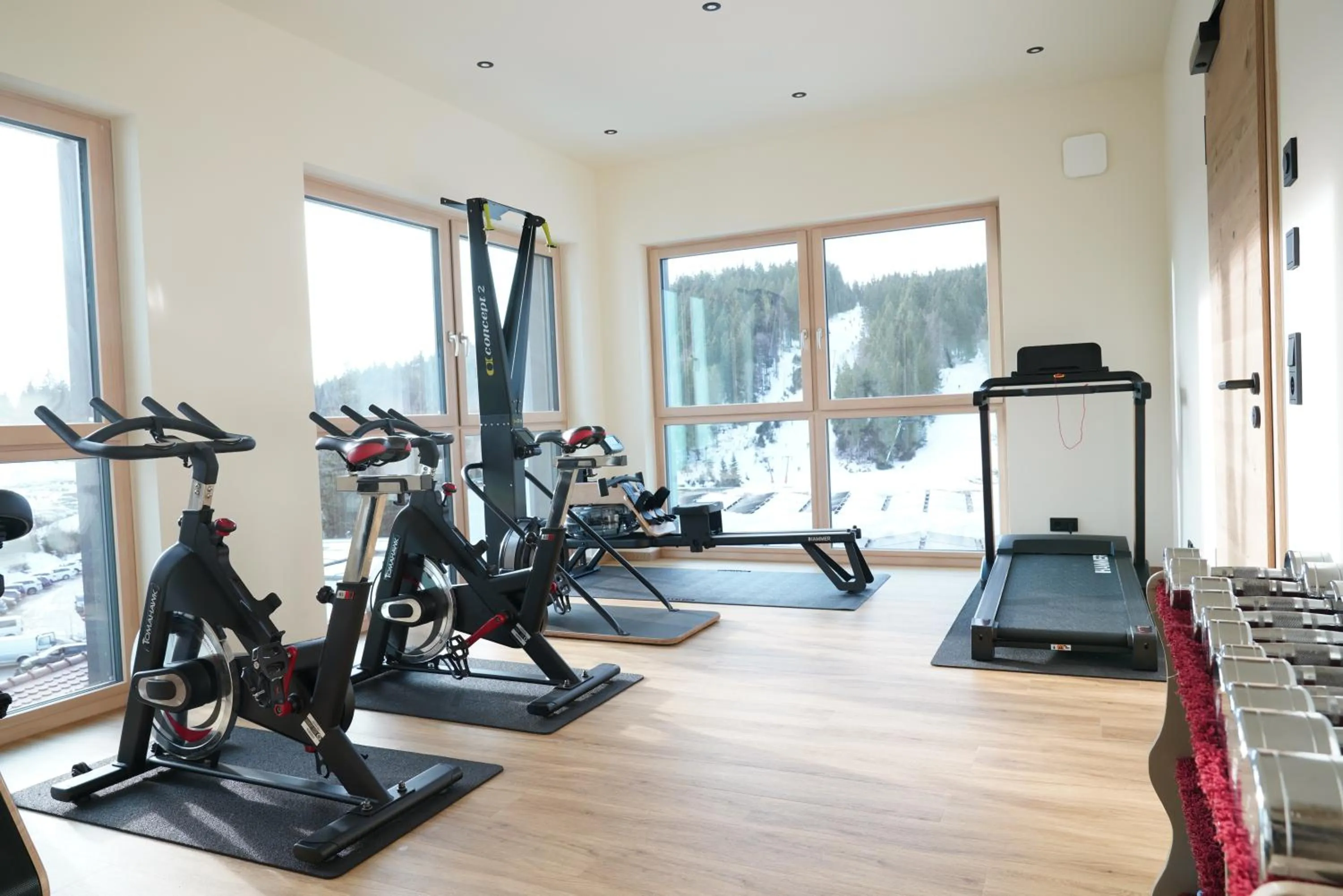 Fitness centre/facilities in Das Waldhotel - Genuss & Wellness am Notschreipass