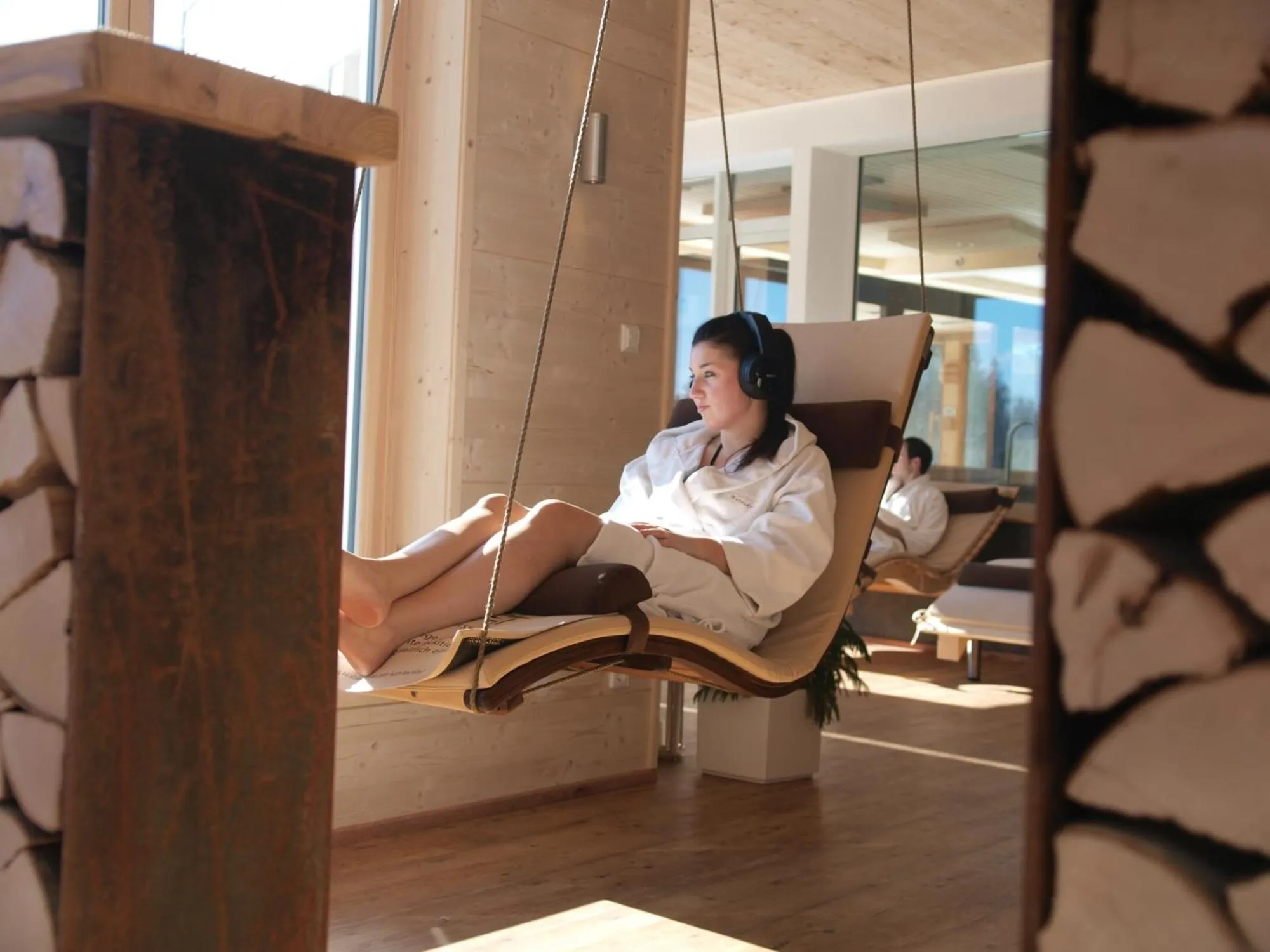 Spa and wellness centre/facilities in Das Waldhotel - Genuss & Wellness am Notschreipass