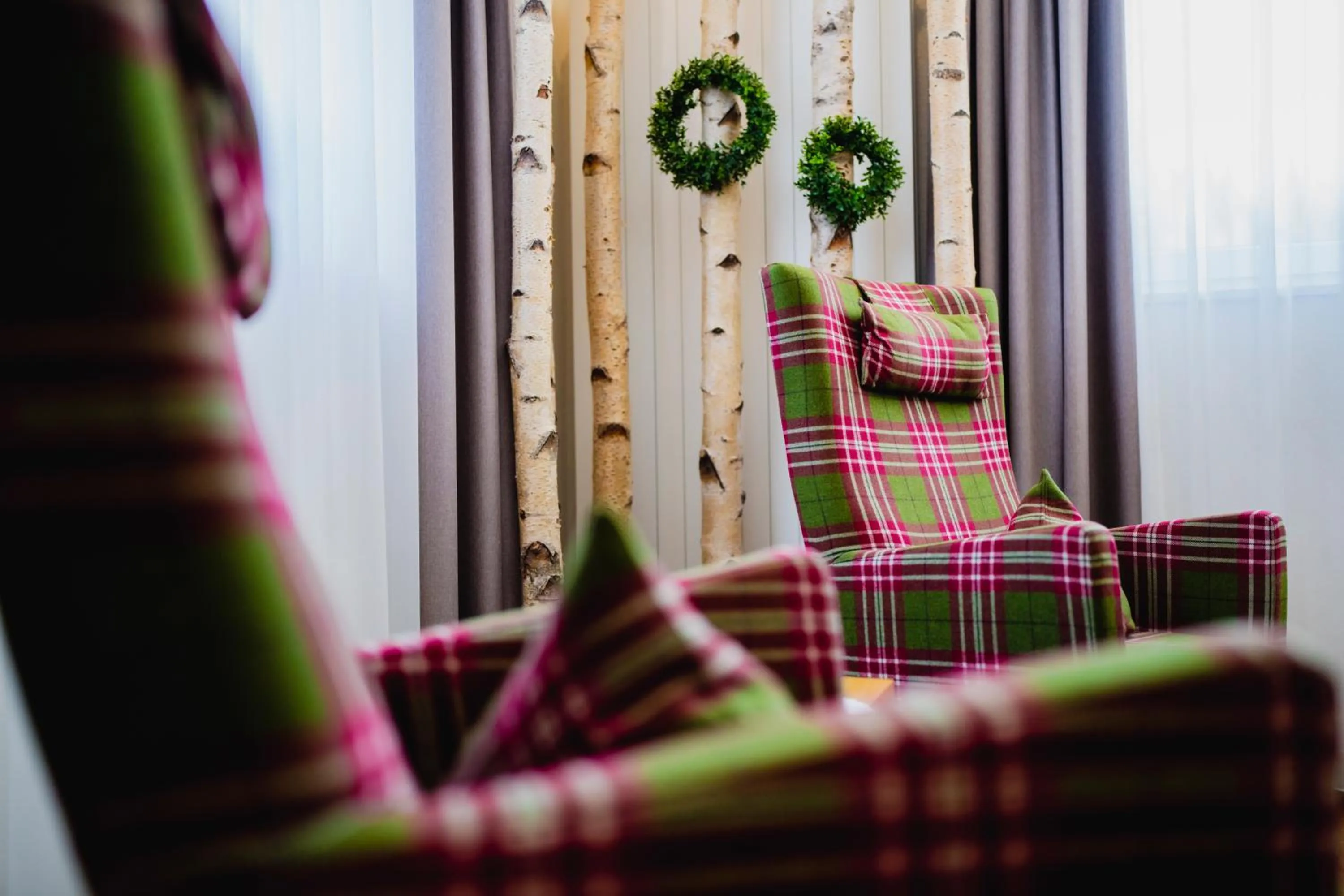 Seating area in Das Waldhotel - Genuss & Wellness am Notschreipass
