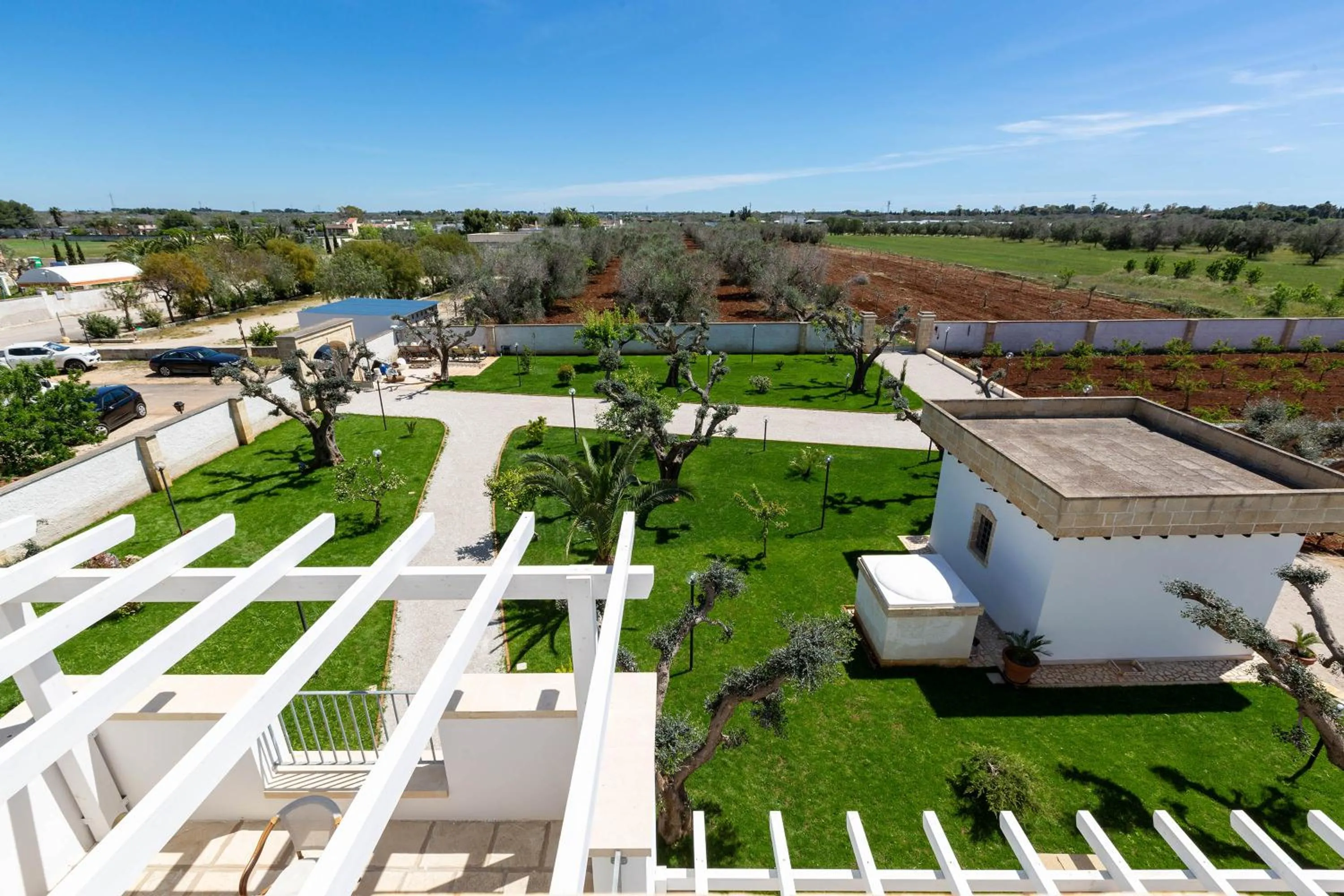 Garden view in B&B I Tarocchi