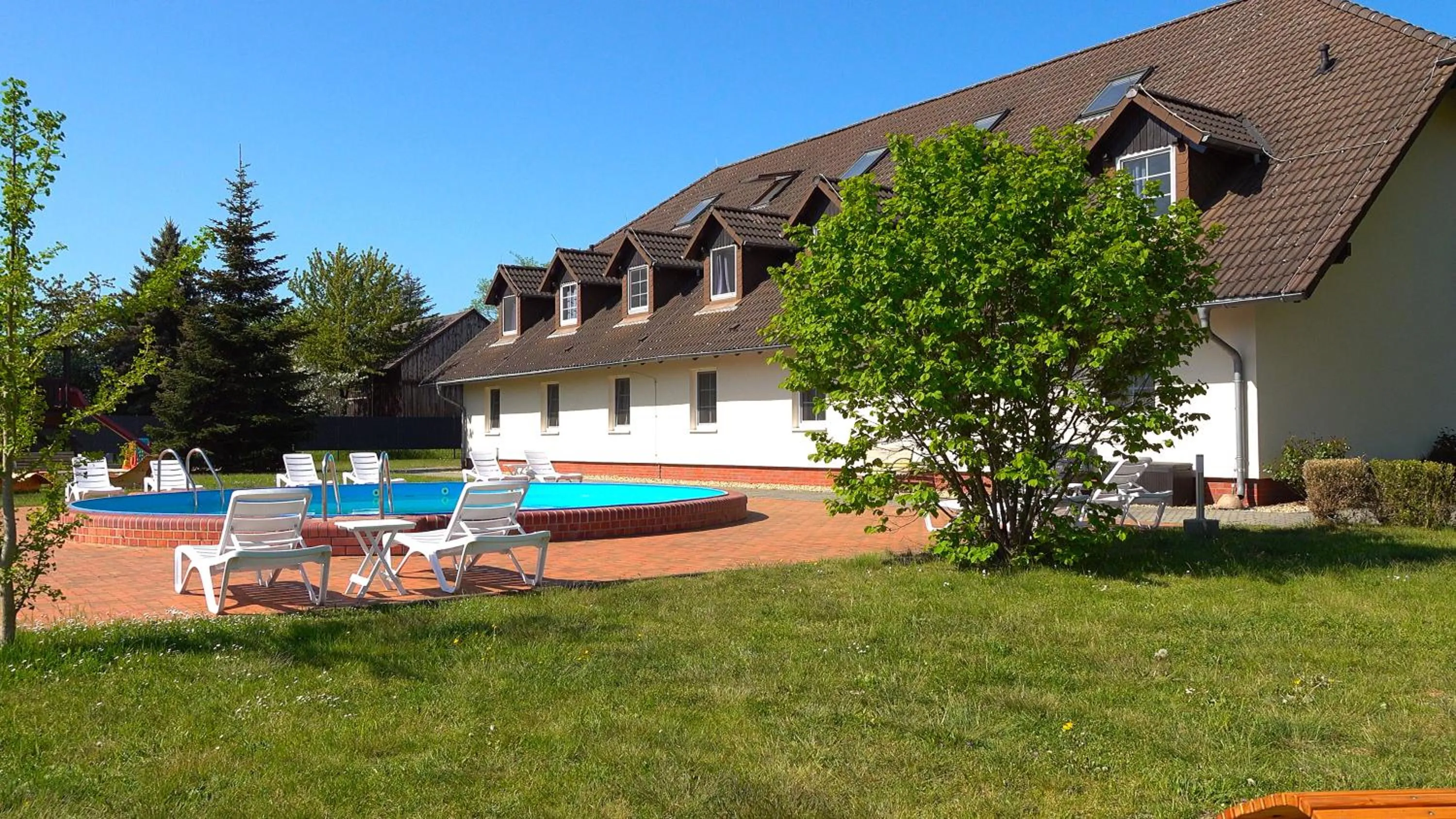 Property building in Ferien Hotel Spreewald
