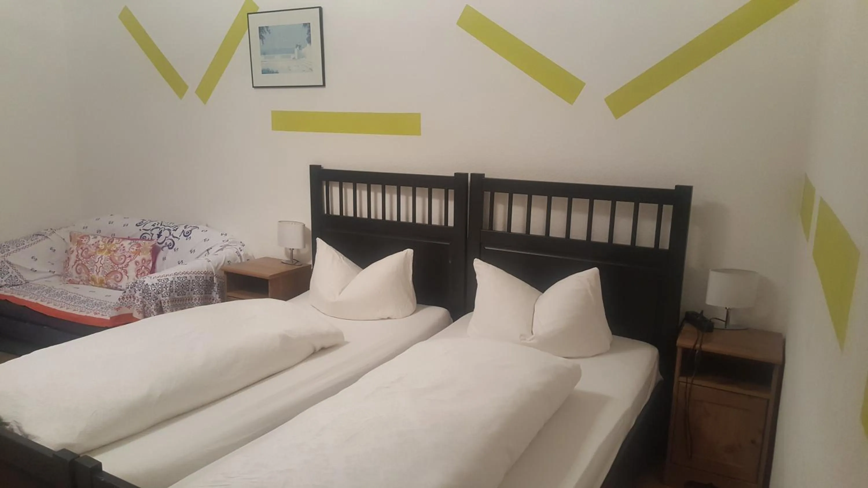 Bed in Hotel Heideklause