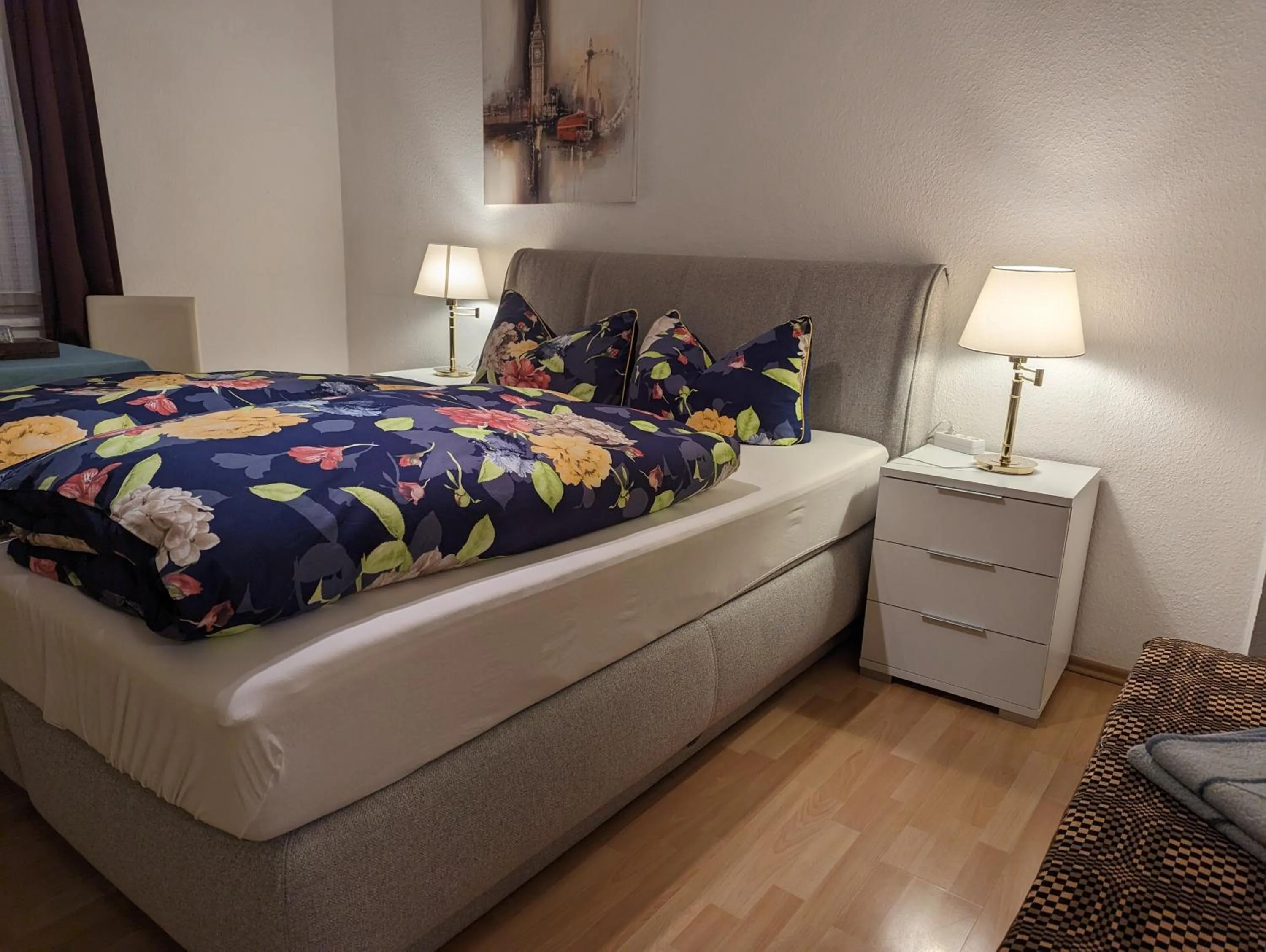 Bed in Hotel Heideklause