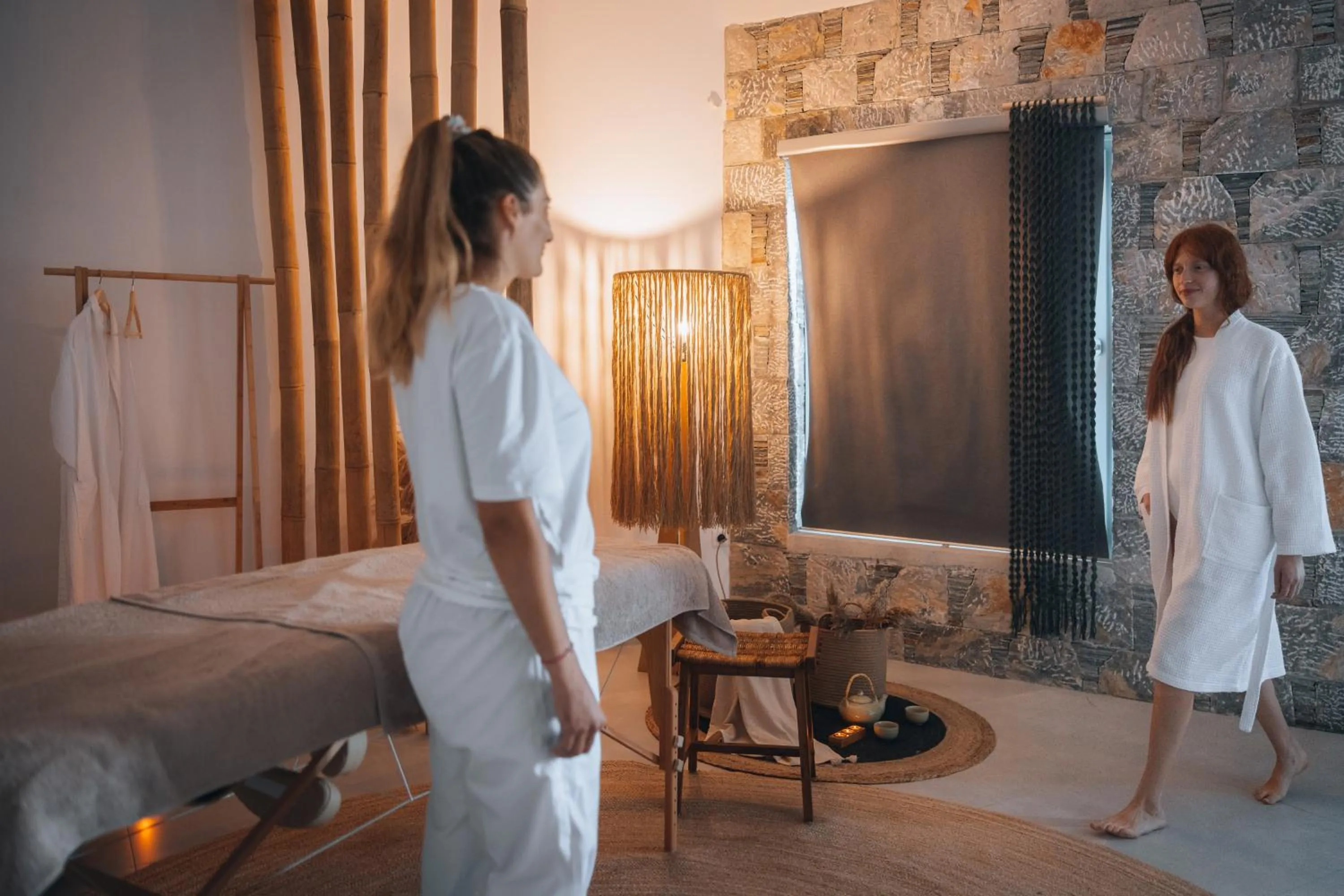 People, Bed in Infinity Blue Boutique Hotel Astypalaia