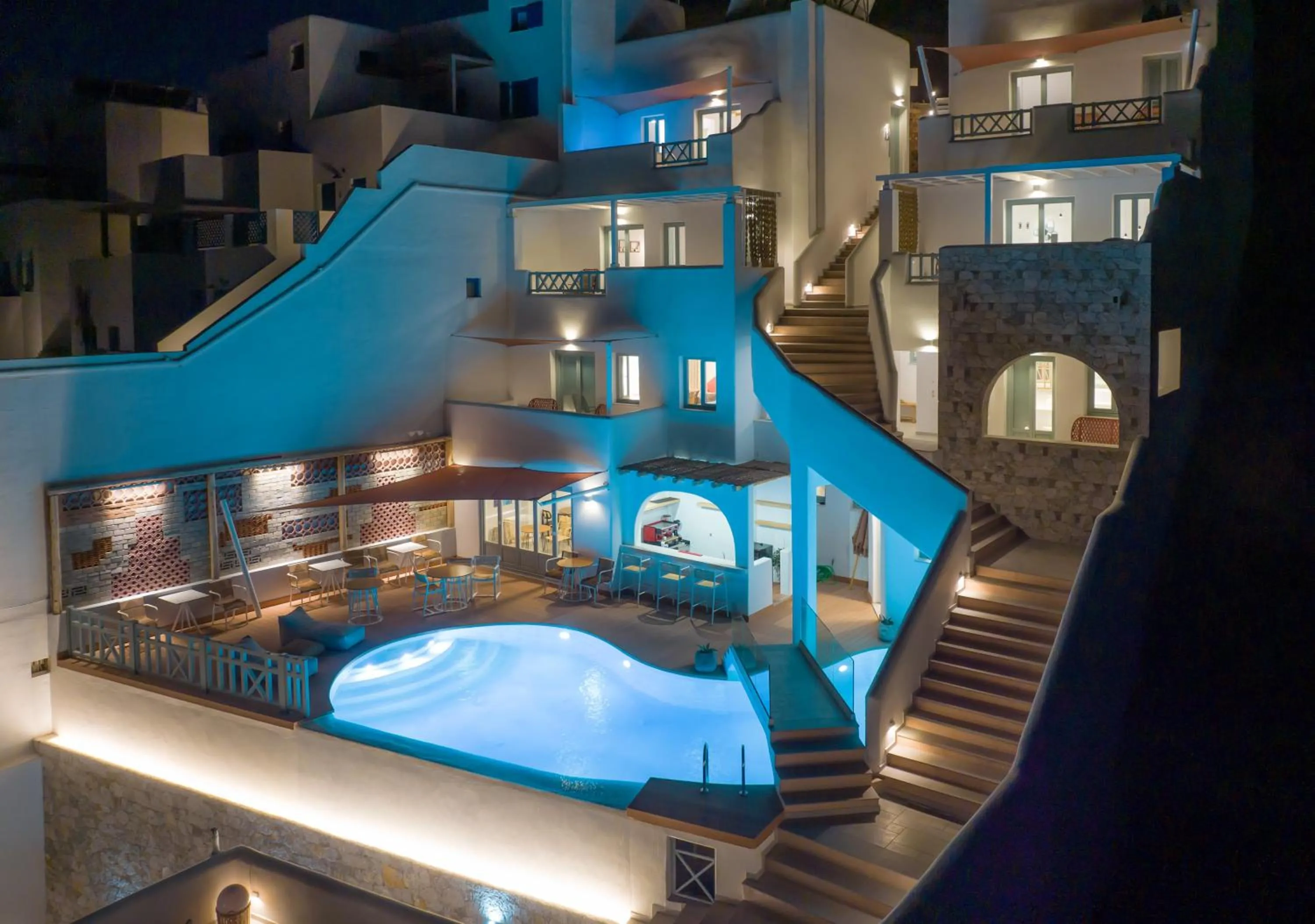 Restaurant/places to eat in Infinity Blue Boutique Hotel Astypalaia