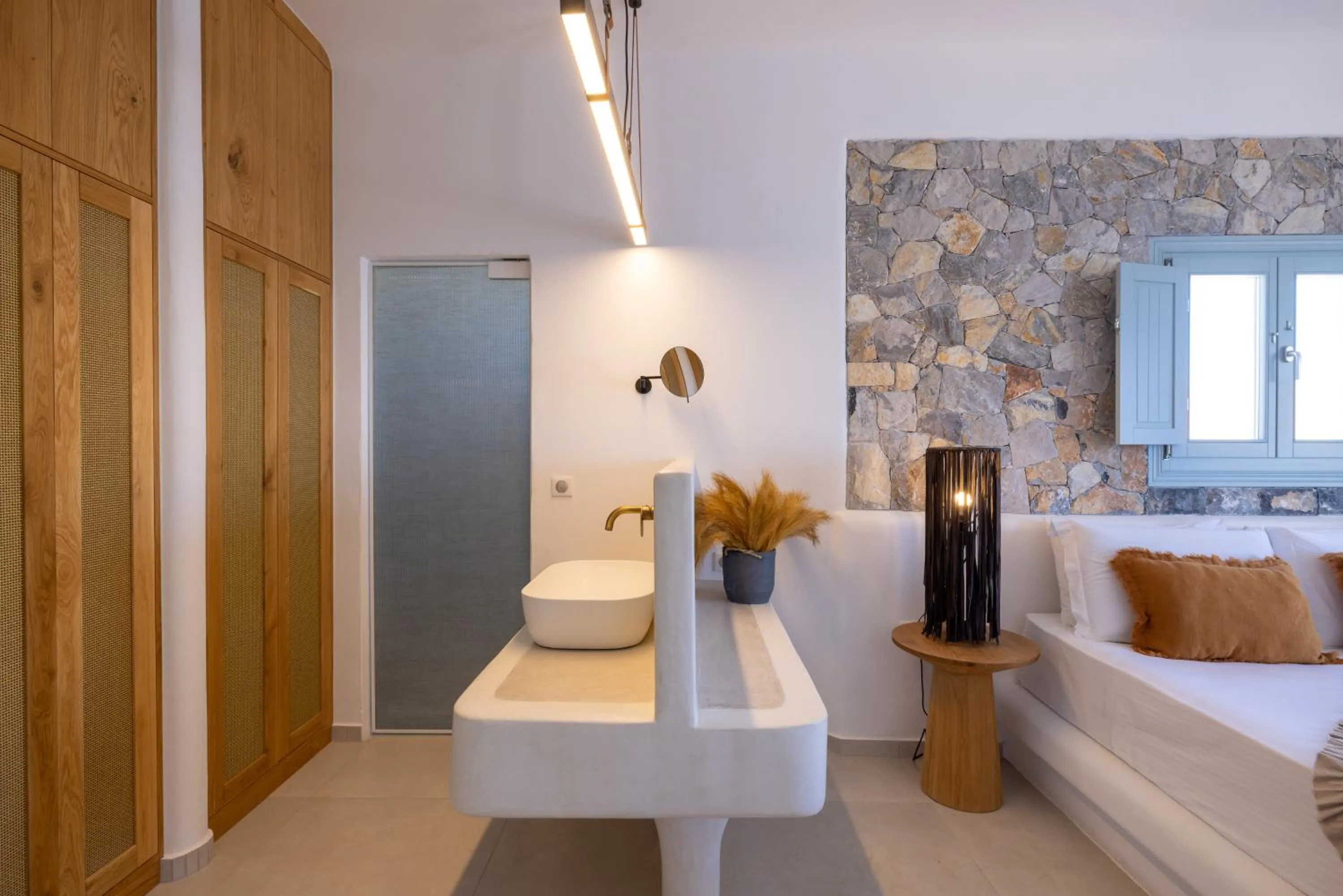 Bed in Infinity Blue Boutique Hotel Astypalaia