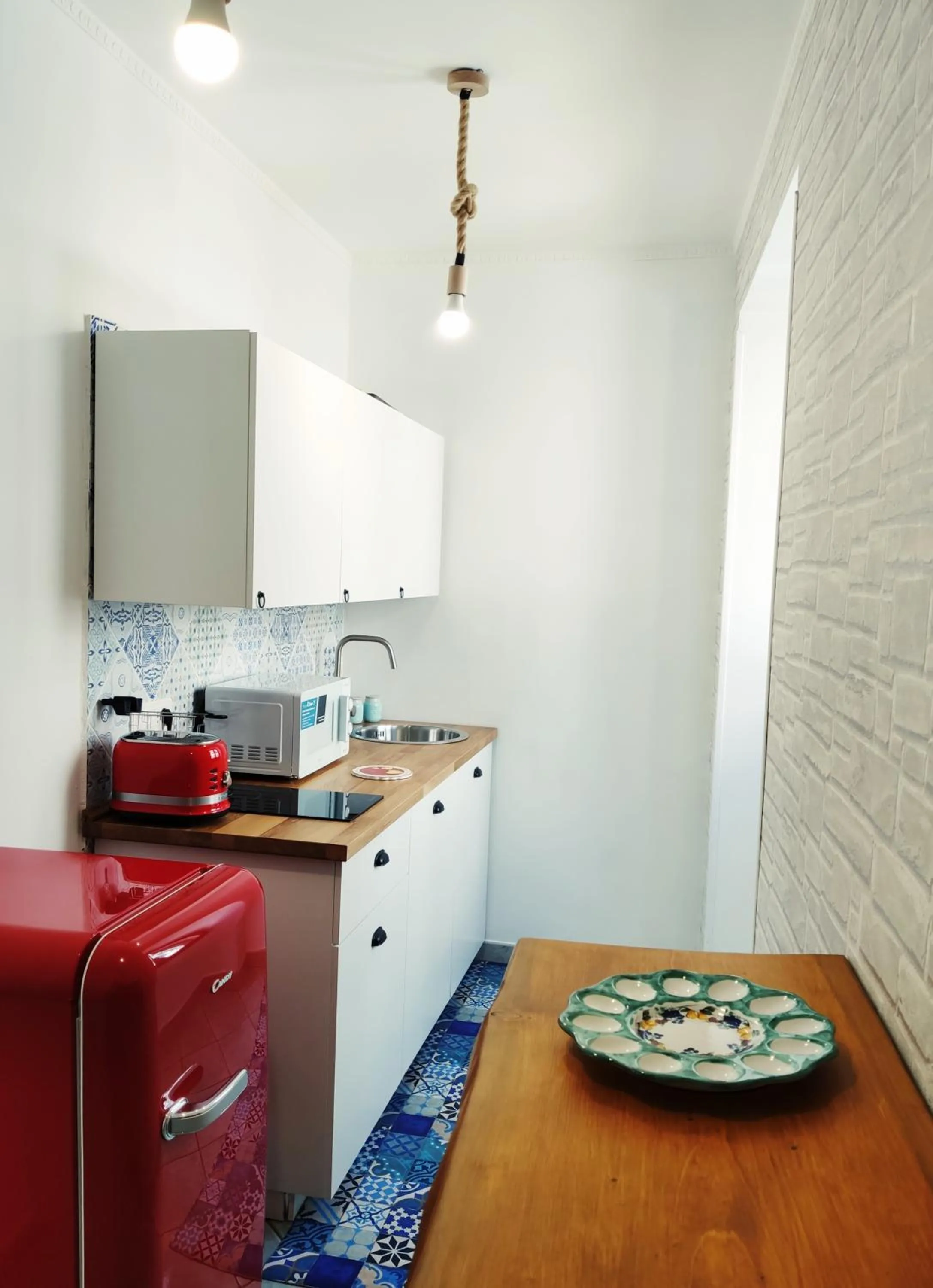Kitchen or kitchenette in B&B Mediterranea