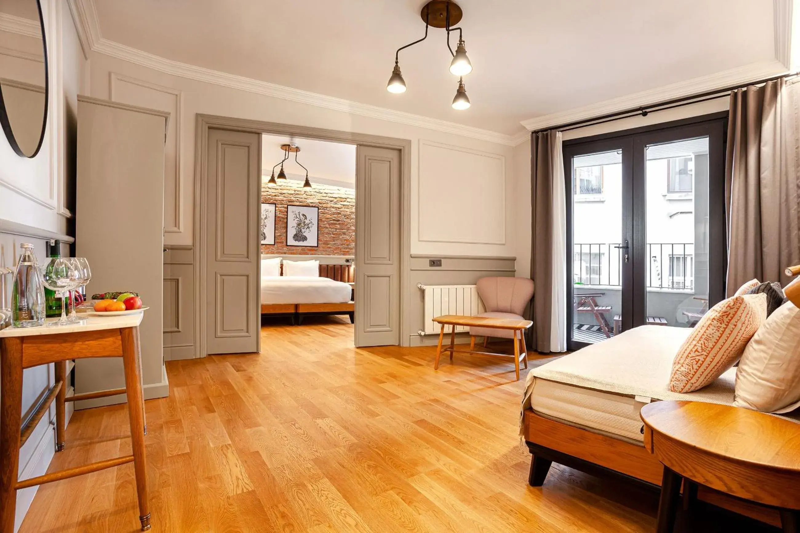 Living room, Bed in World House Boutique Hotel Galata Living room, Bed in World House Boutique Hotel Galata