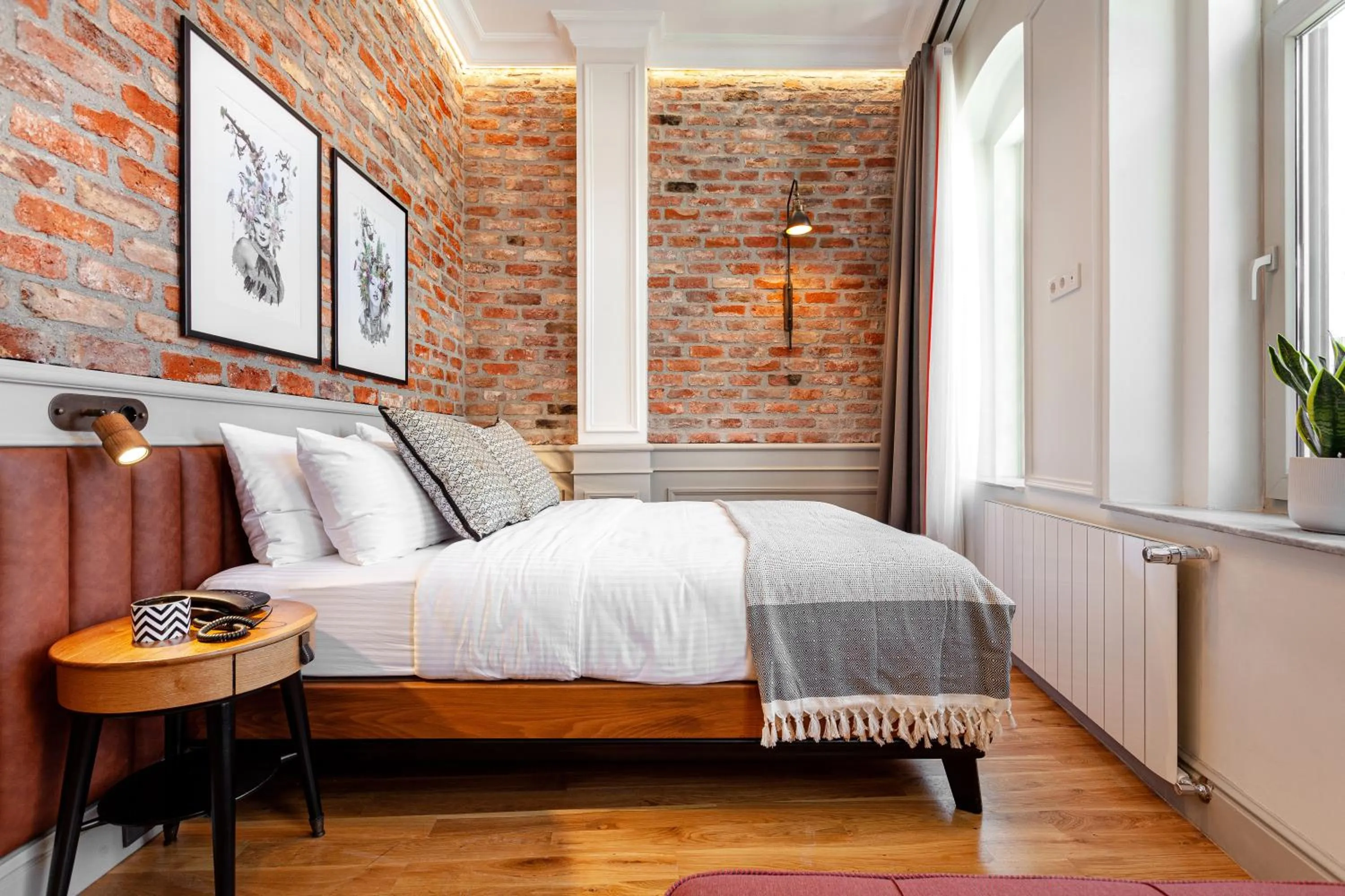 Decorative detail, Bed in World House Boutique Hotel Galata