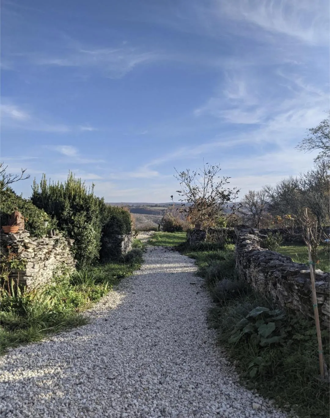 Garden in LE PARDÈS BnB