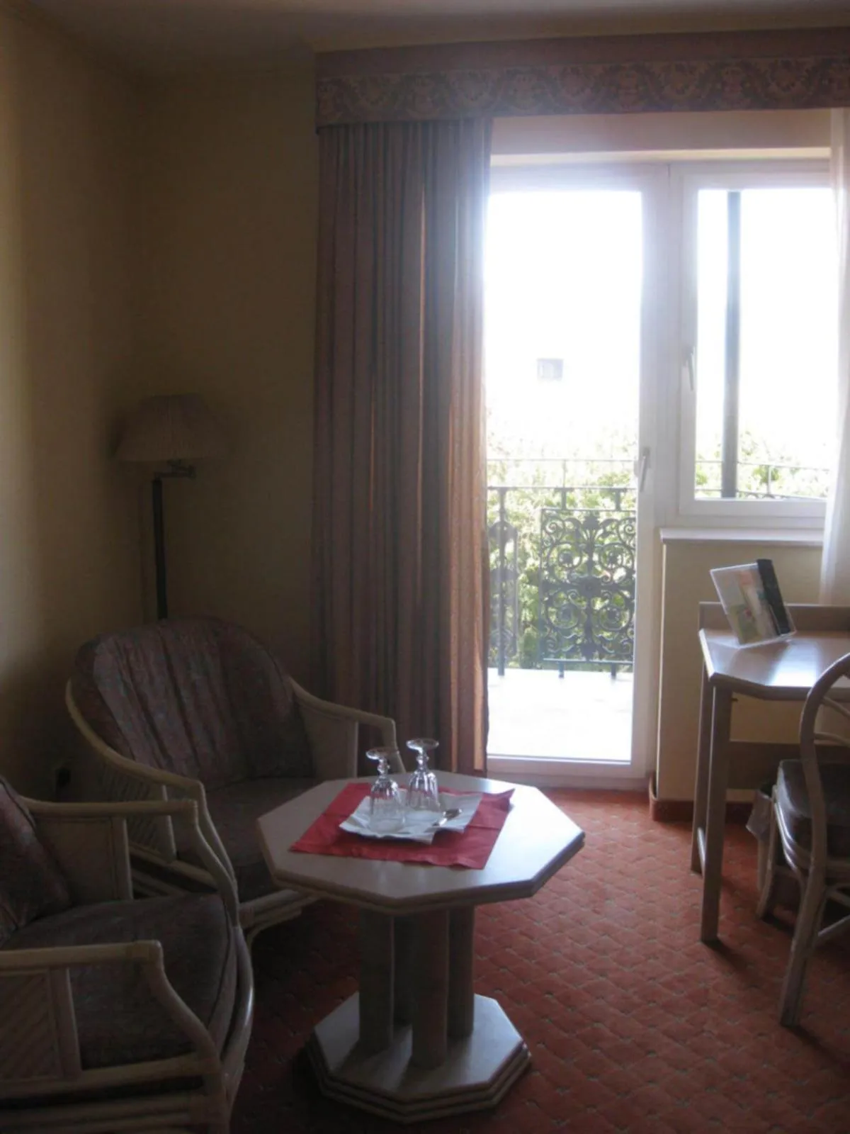 Seating area in Abakus-Hotel