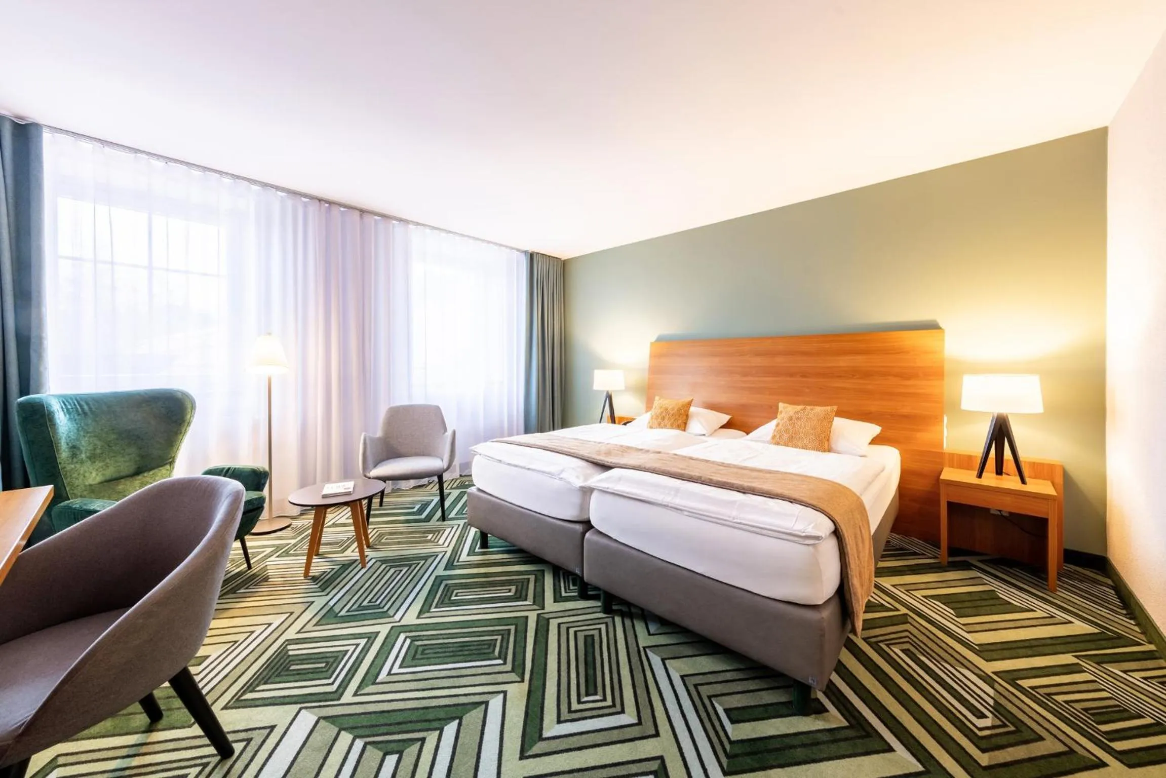 Bed in Parkhotel Maximilian Ottobeuren