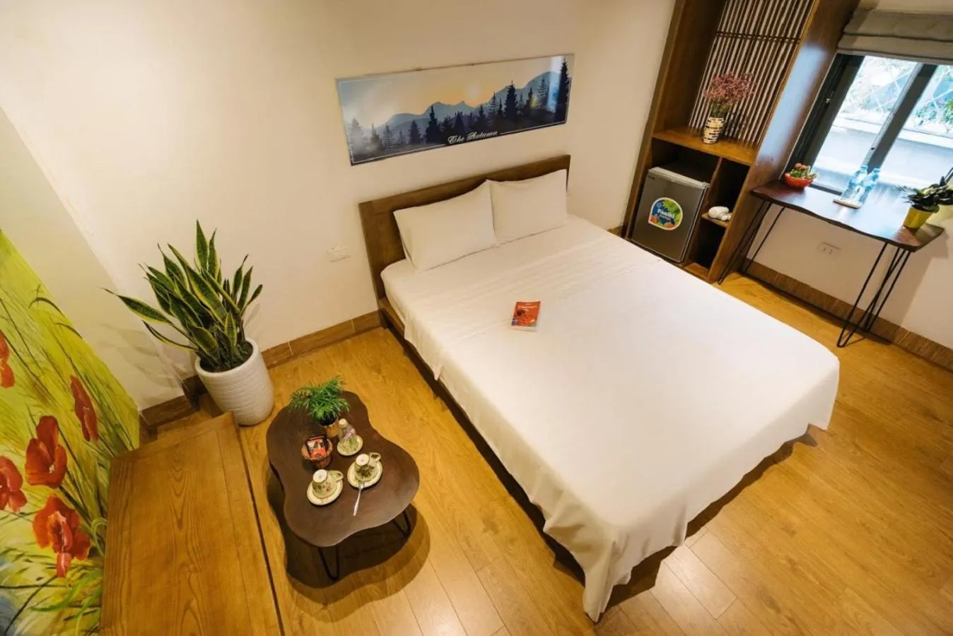 Bedroom, Bed in The Autumn Homestel