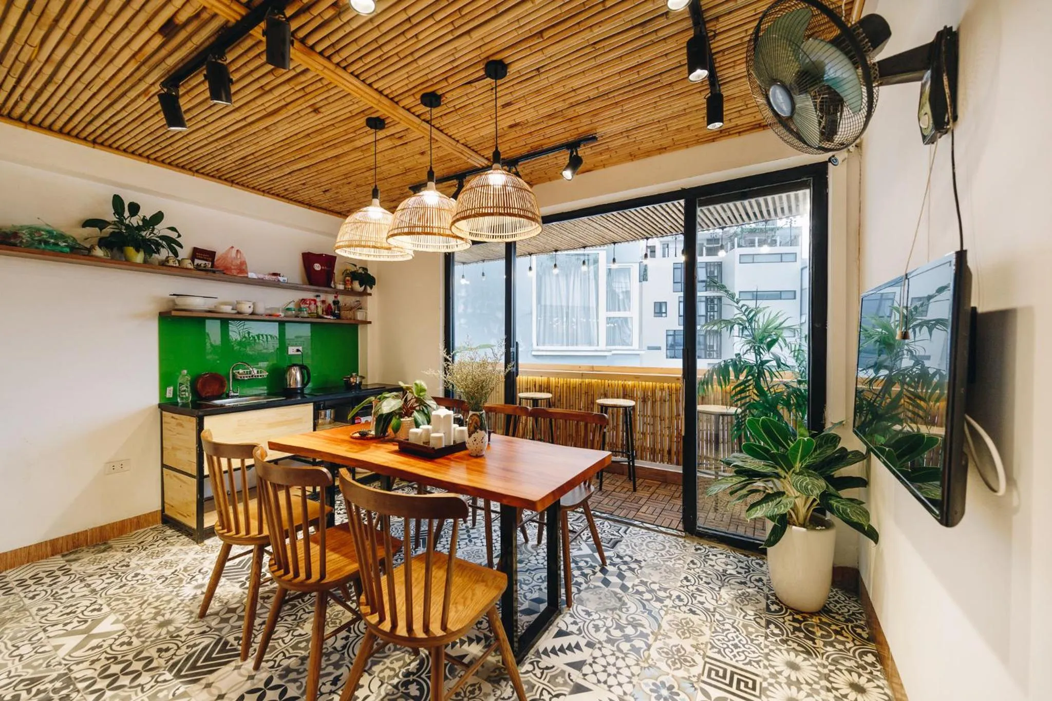 Dining area in The Autumn Homestel