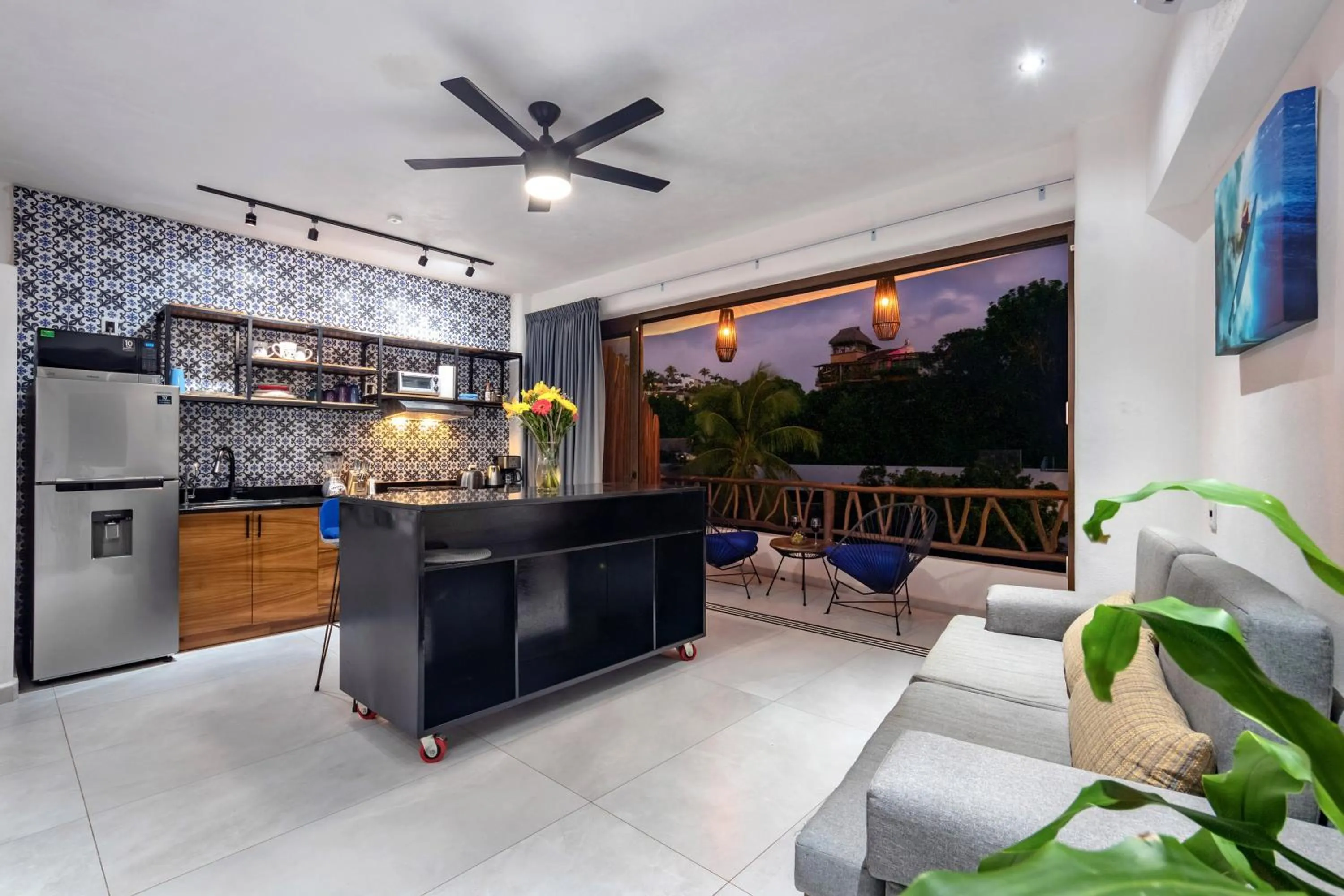 Kitchen or kitchenette in Casa Makawe ONLY ADULTS