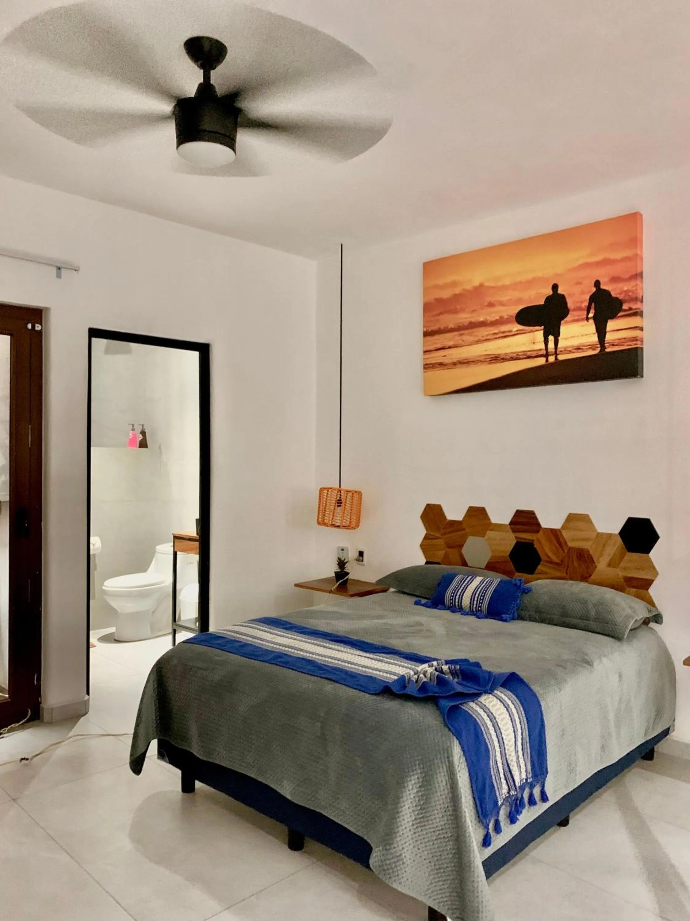 Bed in Casa Makawe ONLY ADULTS