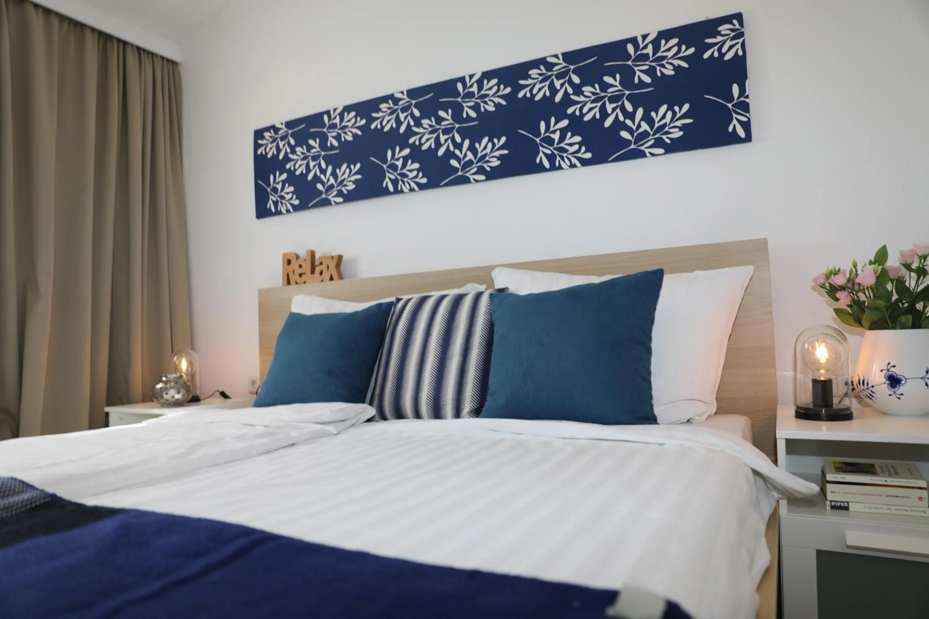 Bed in Hotel Weinlaube