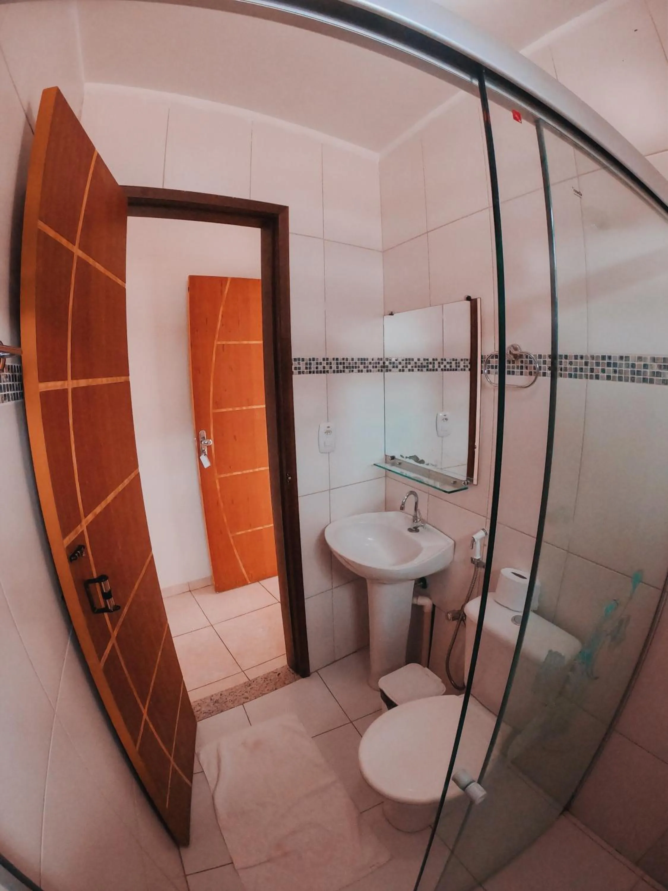 Bathroom in Pousada Bons Lençóis