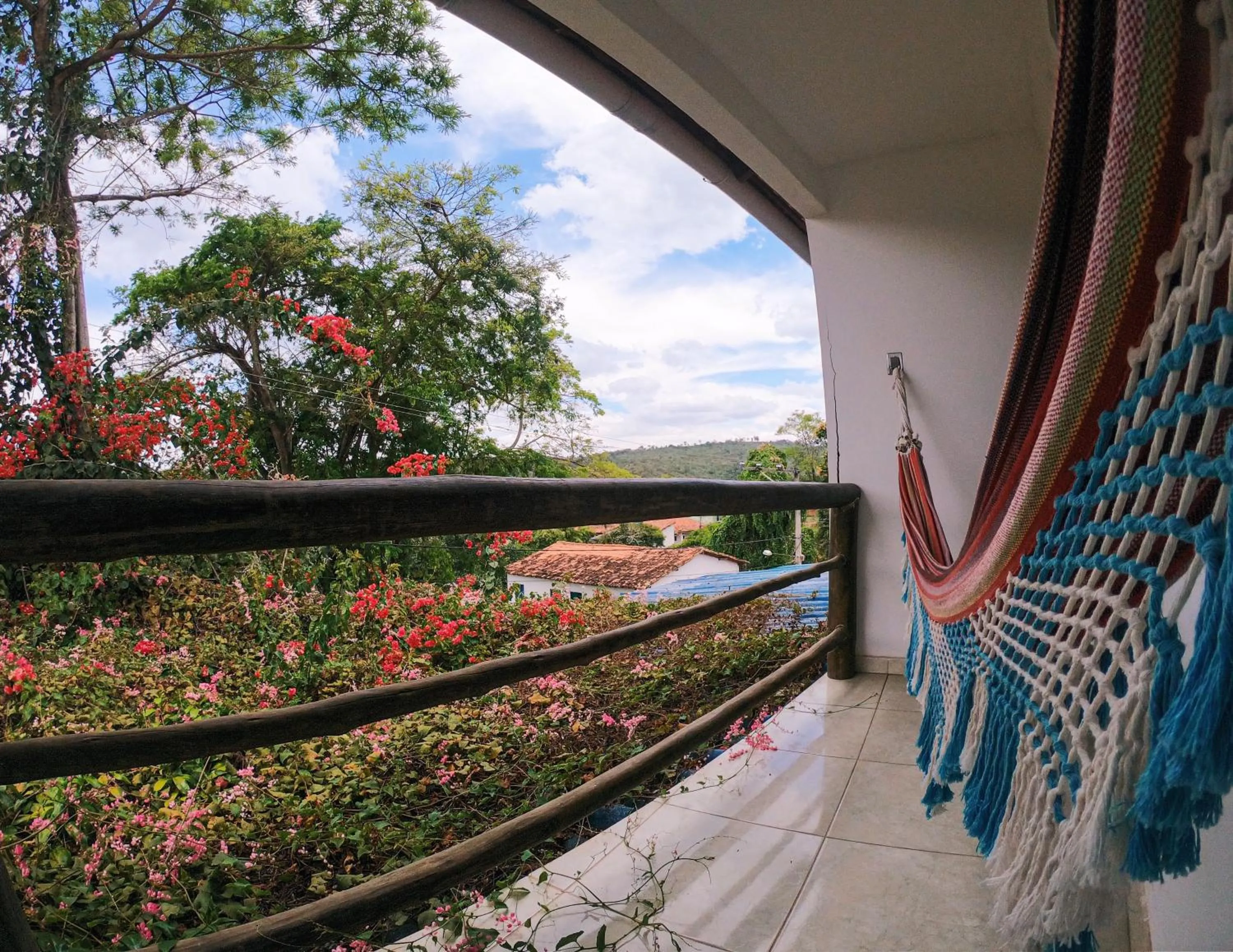 Balcony/Terrace in Pousada Bons Lençóis