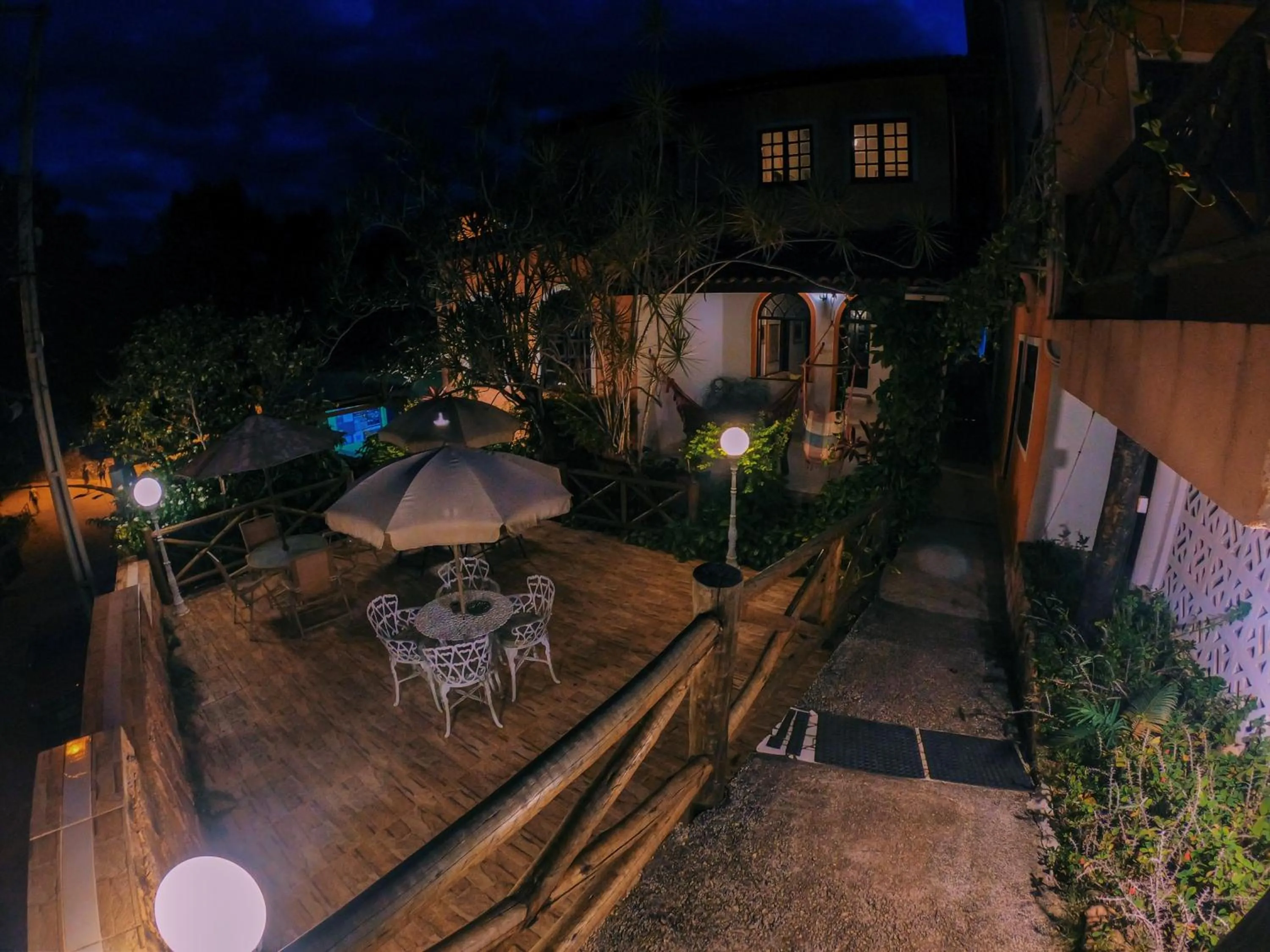 Patio in Pousada Bons Lençóis
