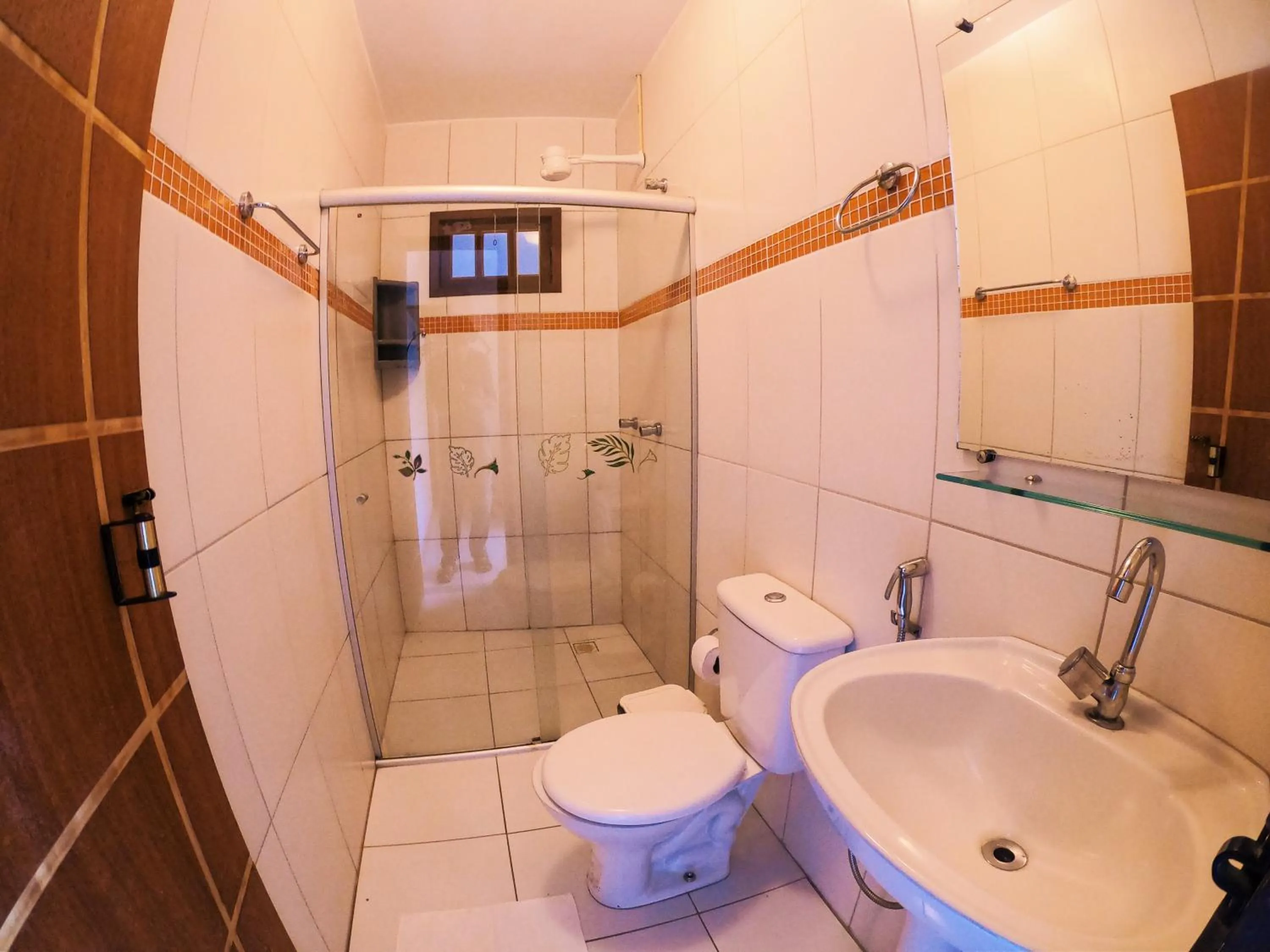 Bathroom in Pousada Bons Lençóis