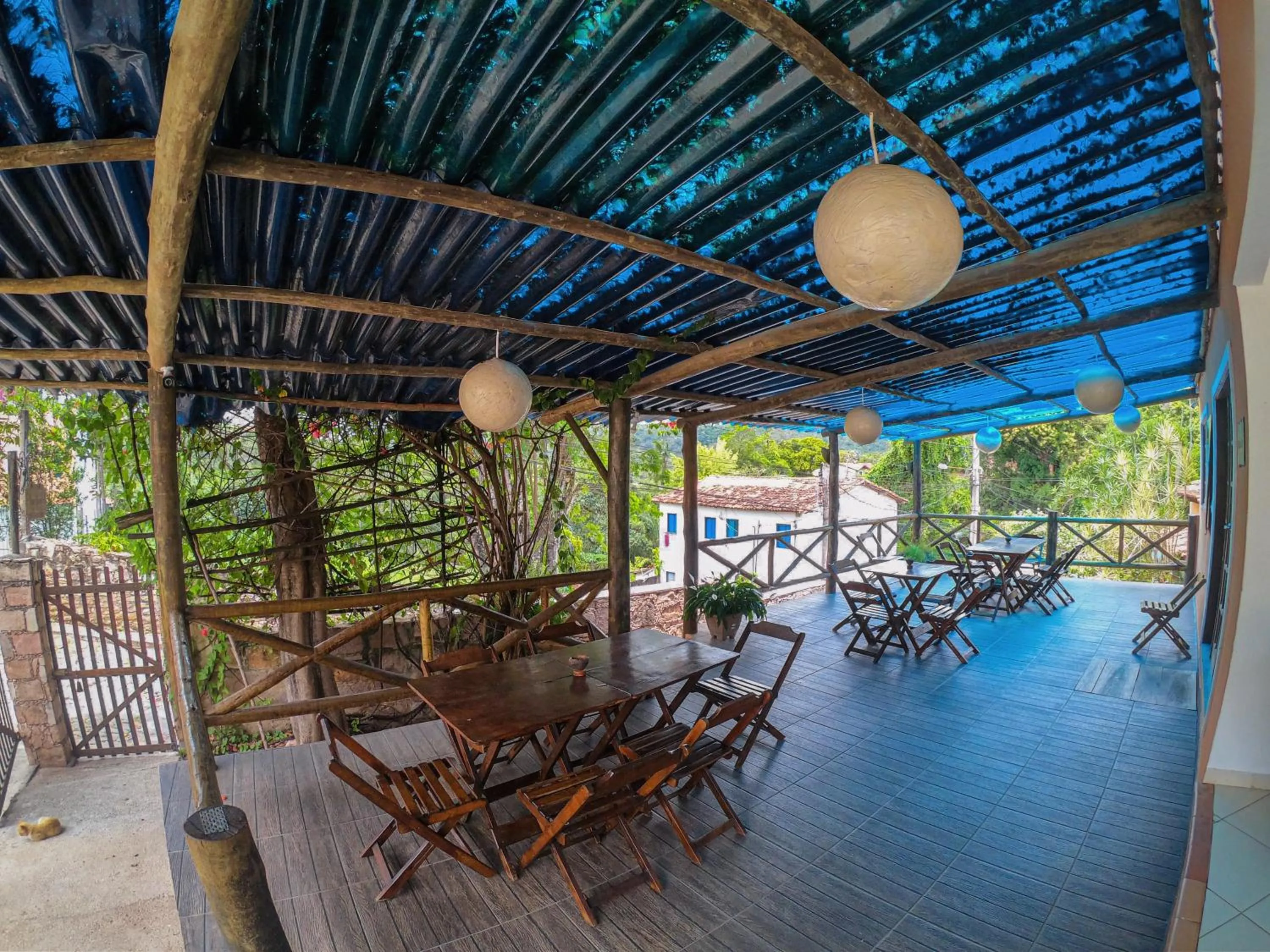 Patio in Pousada Bons Lençóis