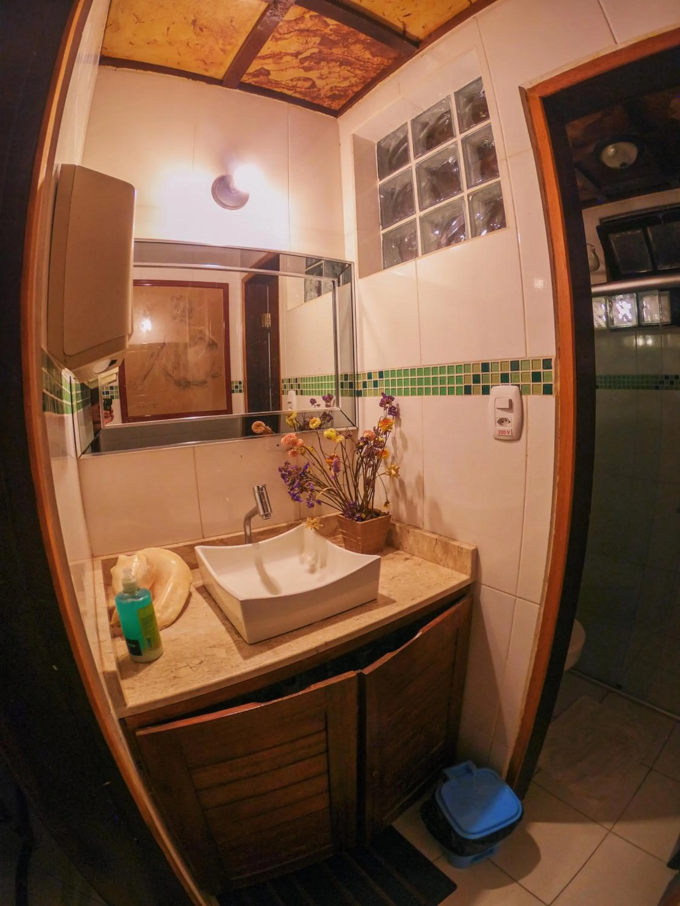 Bathroom in Pousada Bons Lençóis