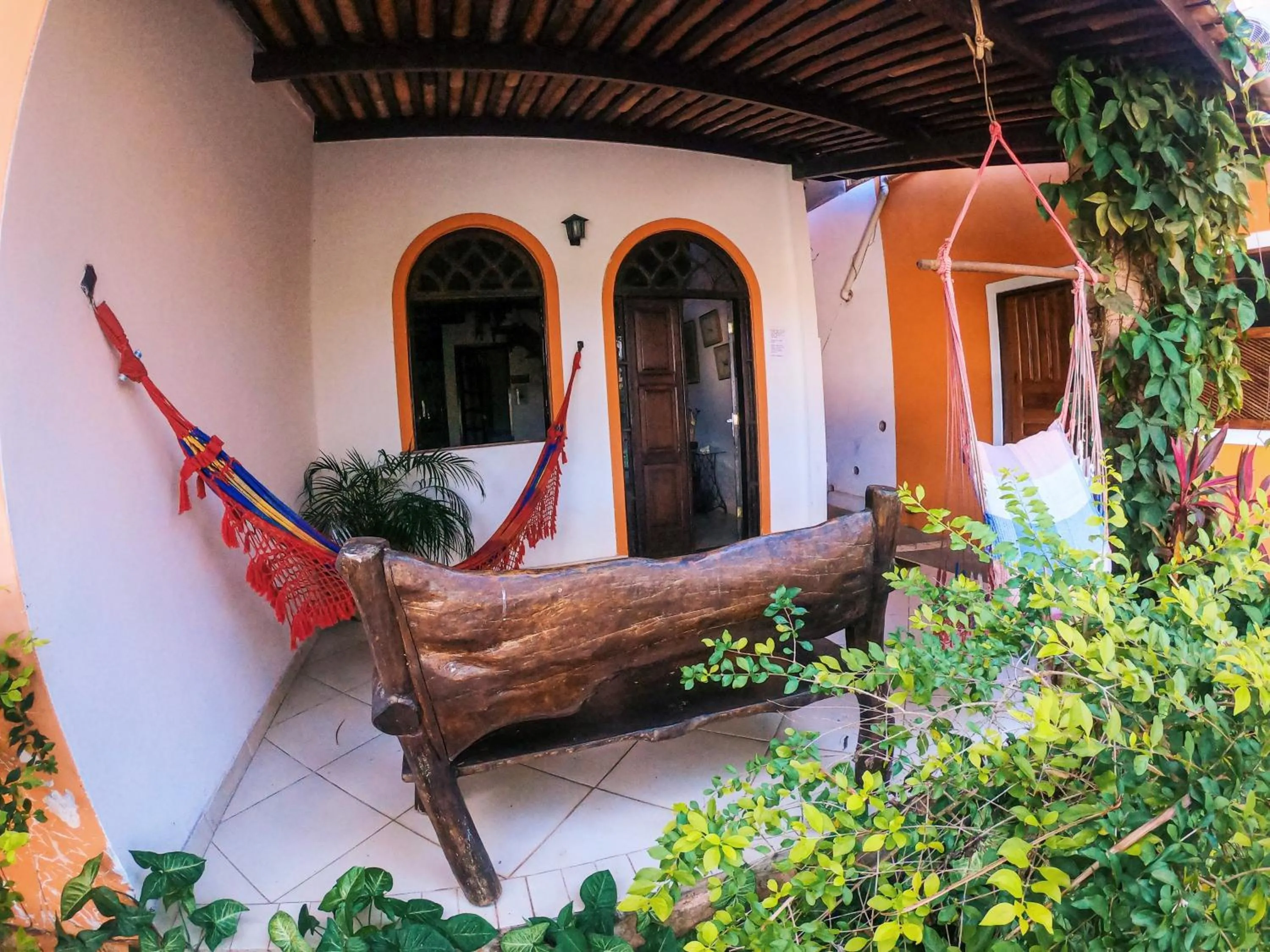 Patio in Pousada Bons Lençóis